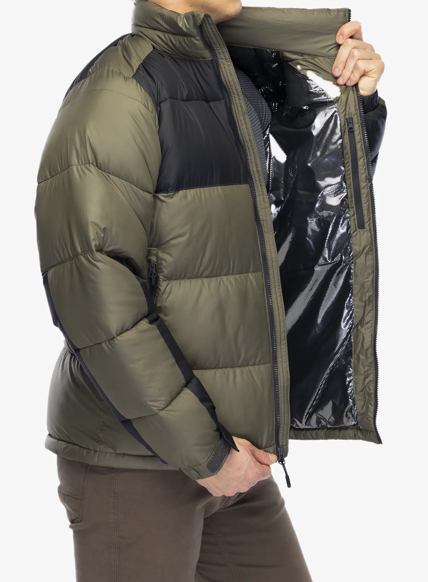 Zateplená bunda Columbia Pike Lake II Jacket - stone green/shark