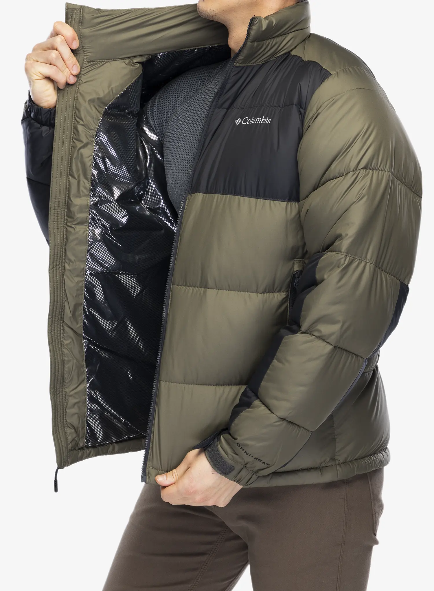Zateplená bunda Columbia Pike Lake II Jacket - stone green/shark