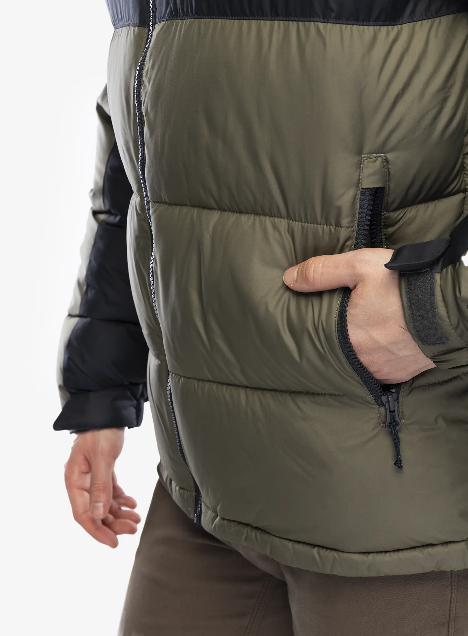 Zateplená bunda Columbia Pike Lake II Jacket - stone green/shark