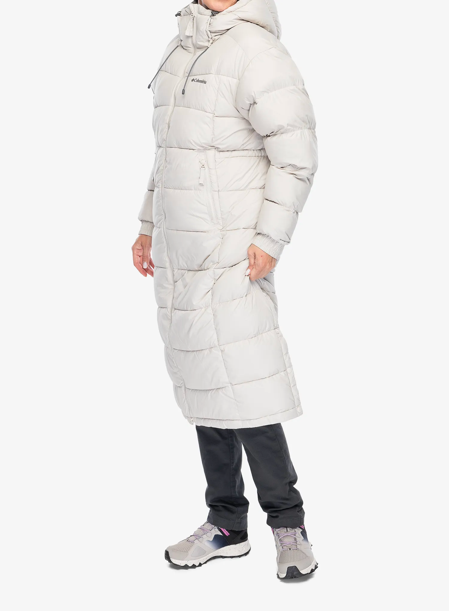 Dámský kabát Columbia Pike Lake II Long Jacket - dark stone