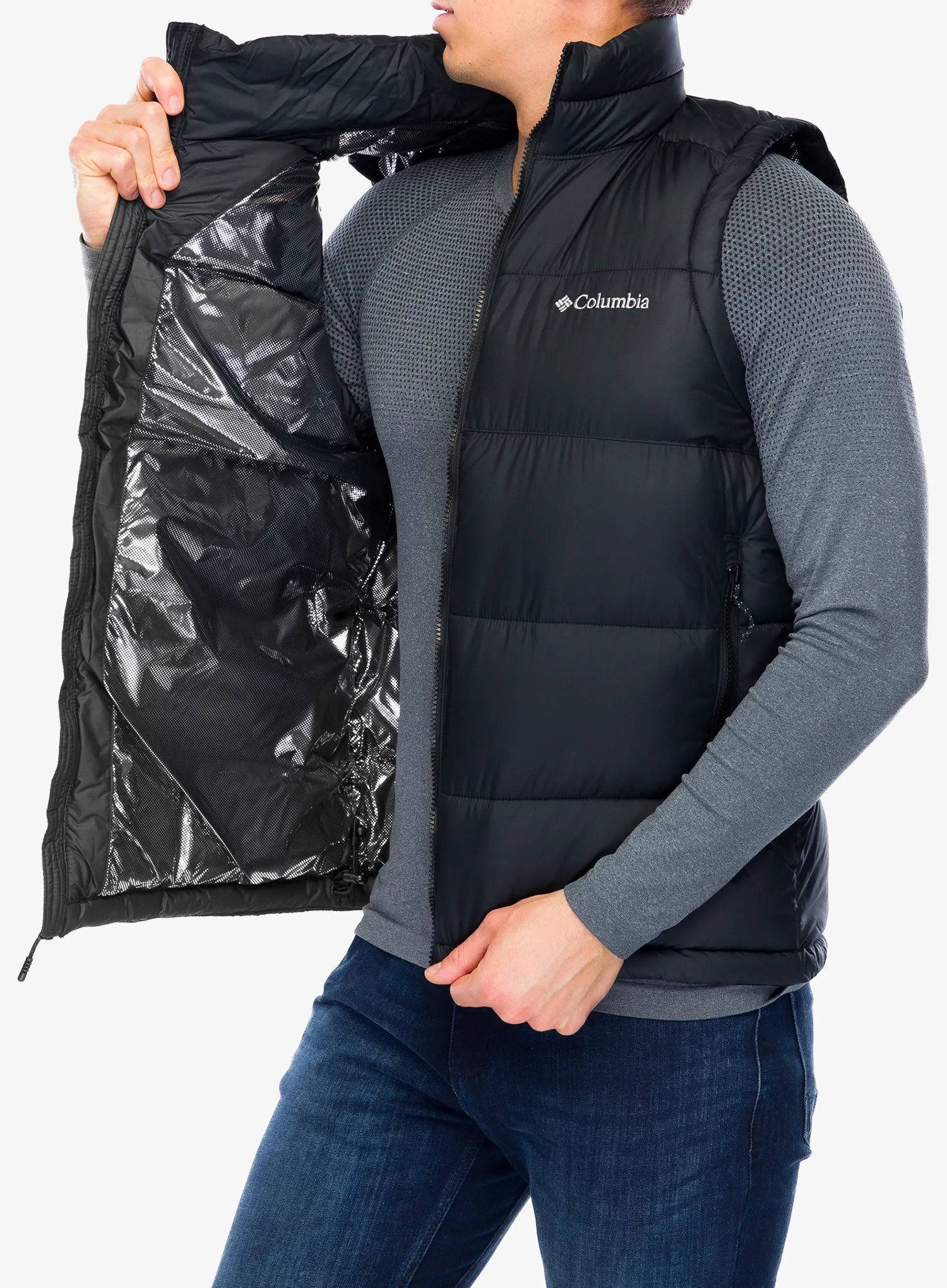 Zateplená vesta Columbia Pike Lake II Vest - black
