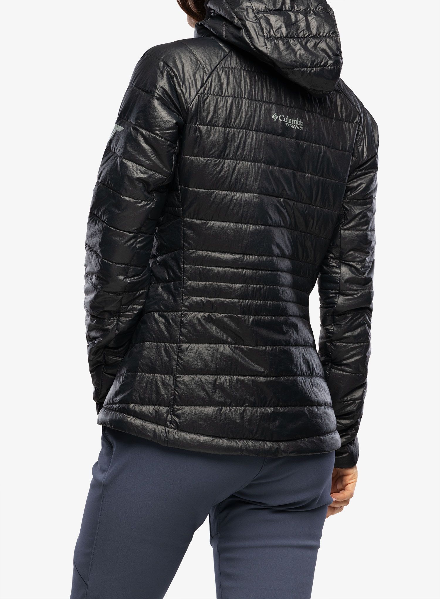 Bunda  Columbia Platinum Peak Hooded Jacket - black