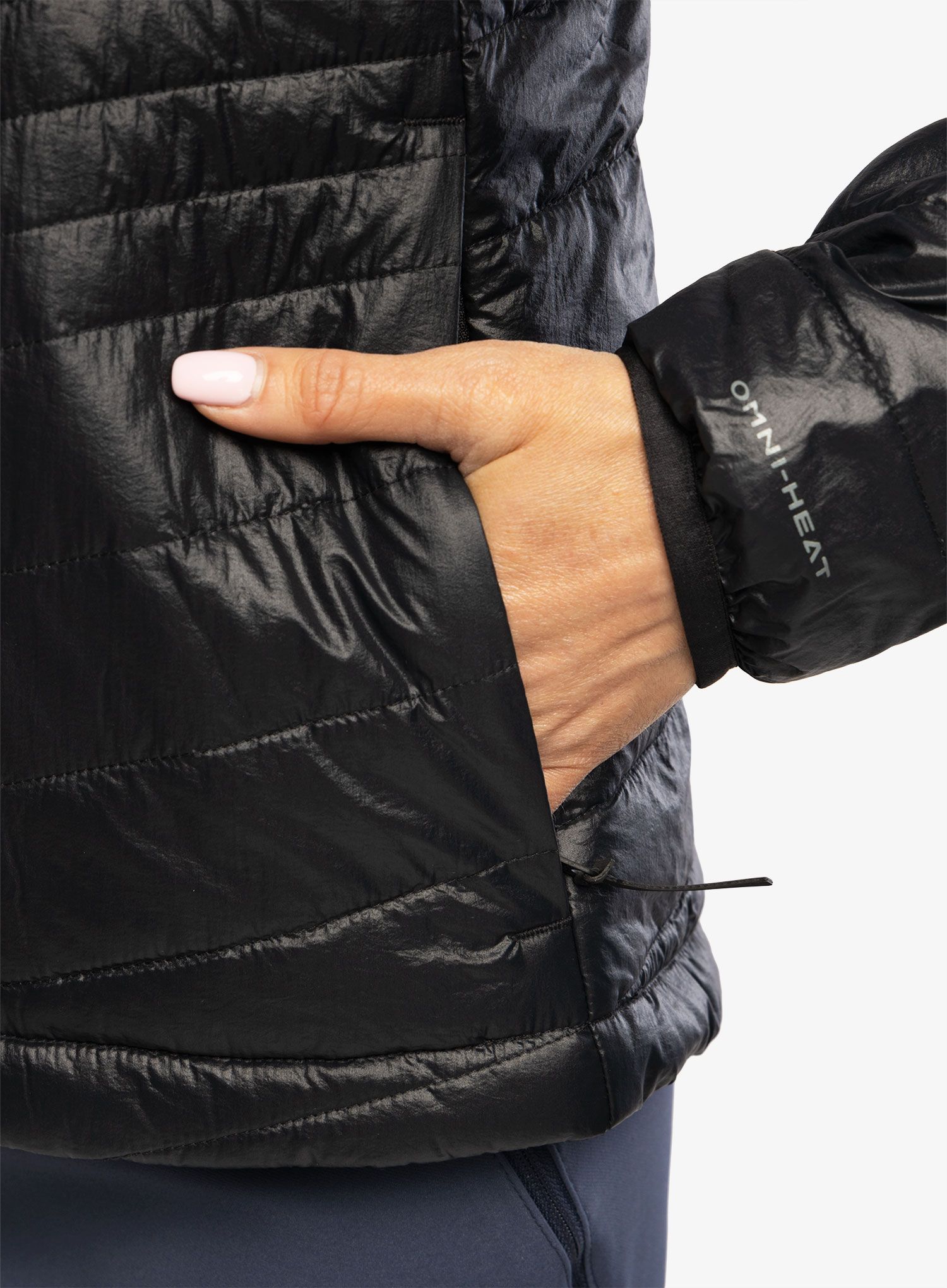 Bunda  Columbia Platinum Peak Hooded Jacket - black