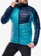 Zateplená bunda Columbia Platinum Peak Hooded Jacket - shasta/collegiate navy