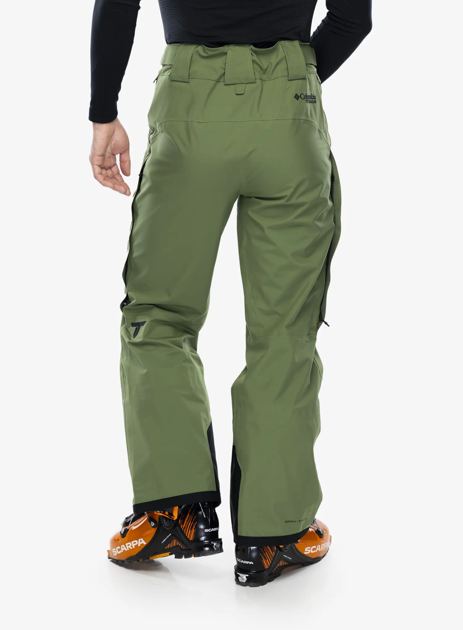 Lyžařské kalhoty Columbia Platinum Peak II 3L Pant - canteen/black