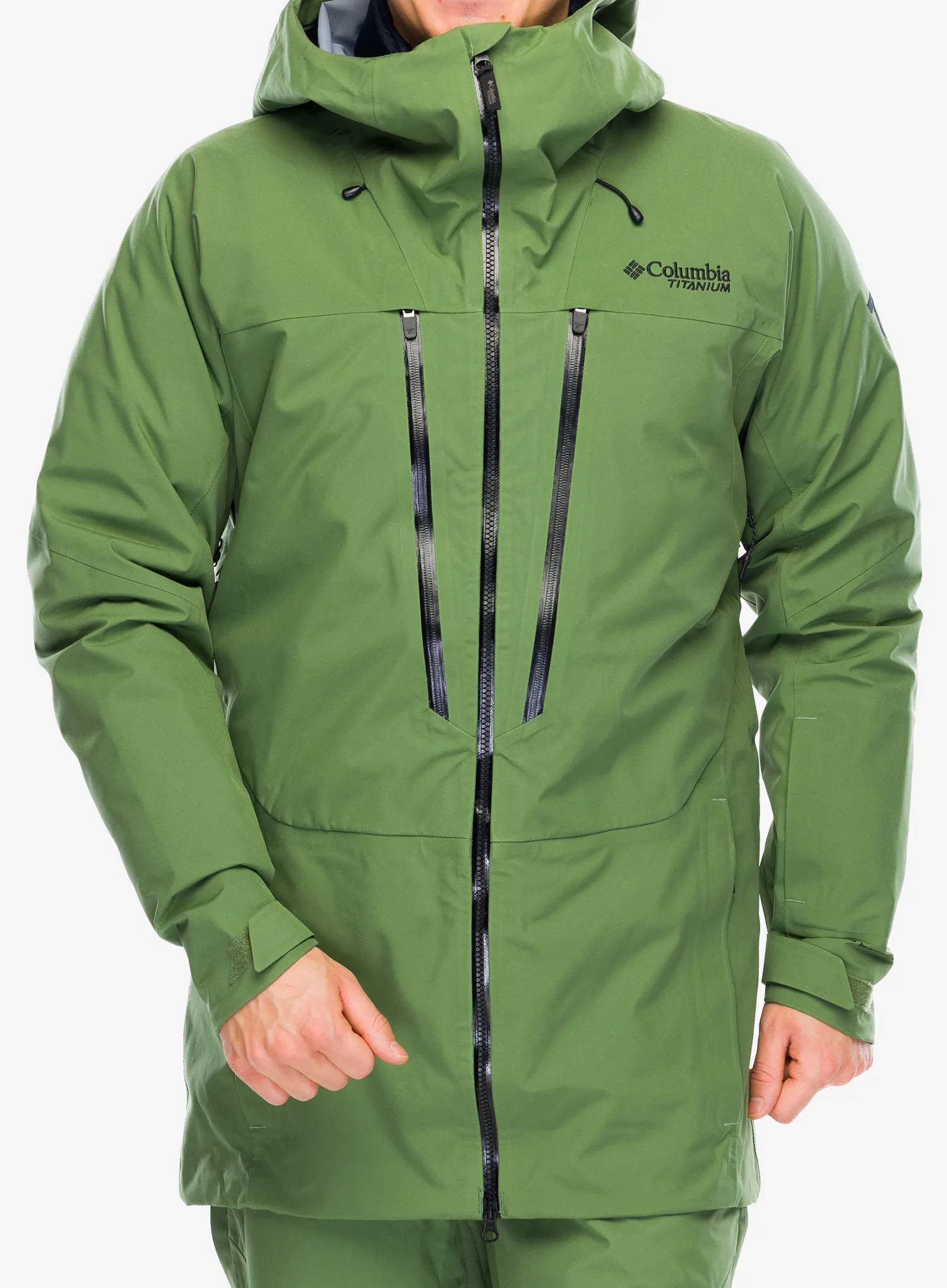 Lyžařská bunda Columbia Platinum Peak II 3L Shell - canteen