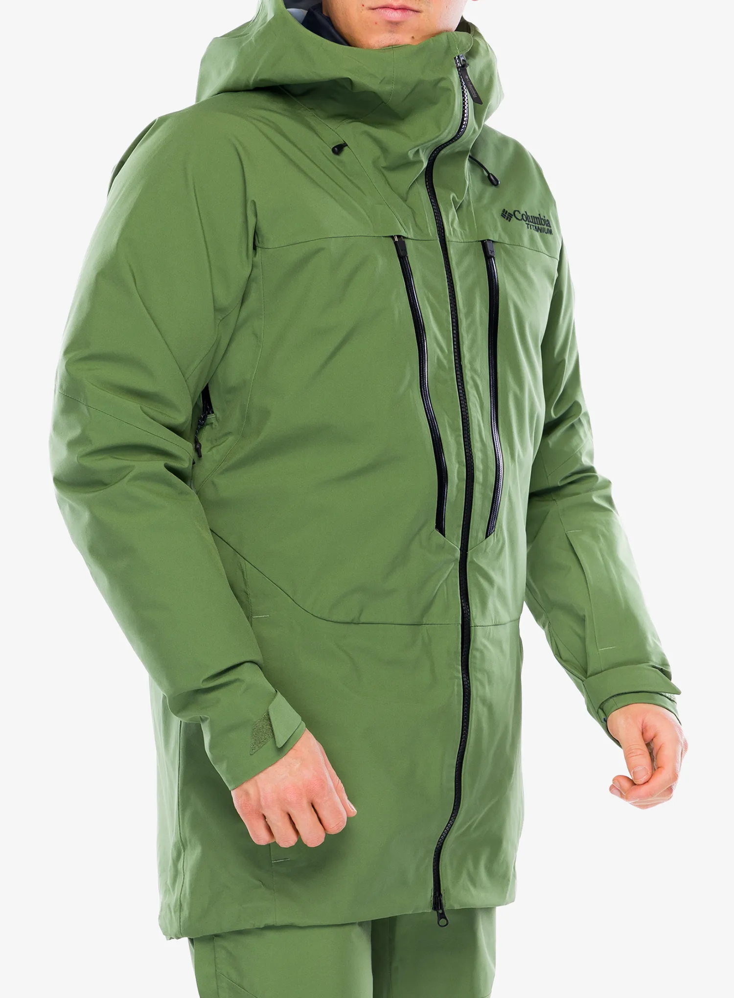 Lyžařská bunda Columbia Platinum Peak II 3L Shell - canteen