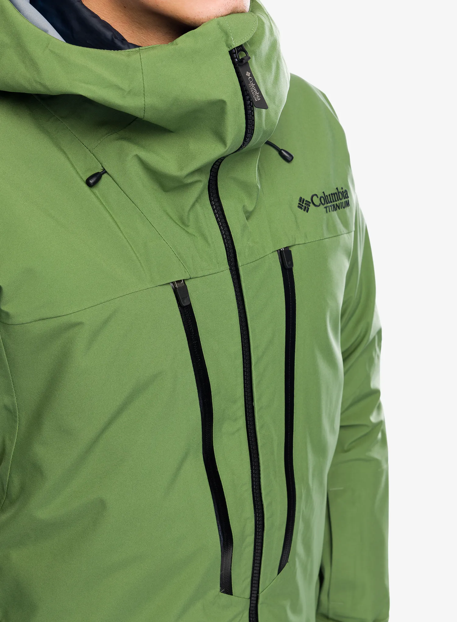 Lyžařská bunda Columbia Platinum Peak II 3L Shell - canteen