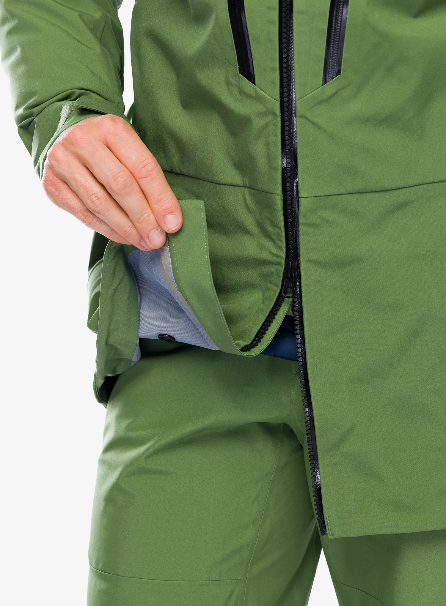 Lyžařská bunda Columbia Platinum Peak II 3L Shell - canteen