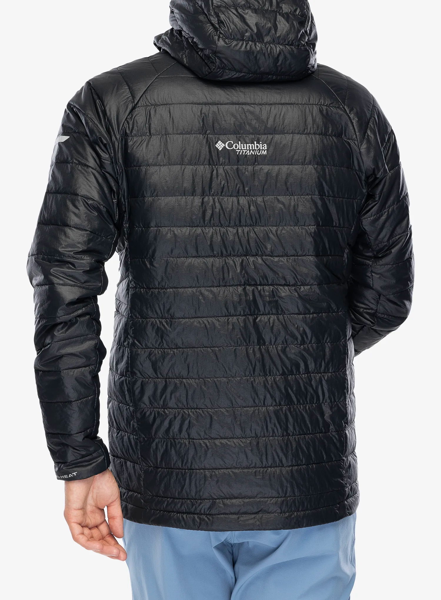 Zateplená bunda Columbia Platinum Peak II Hooded Jacket - black