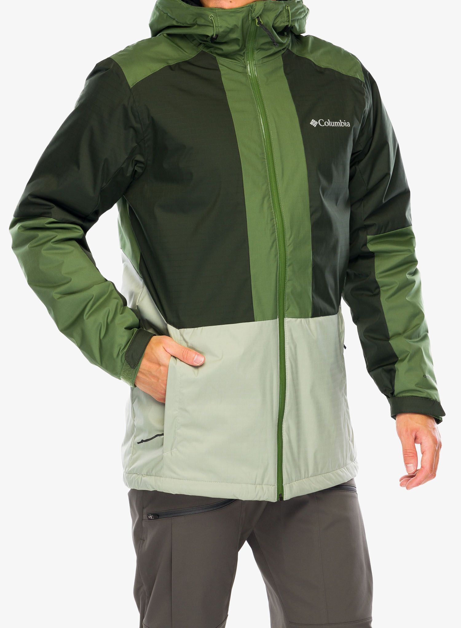 Bunda Columbia Point Park II Insulated Jacket - canteen/greenscape/safari