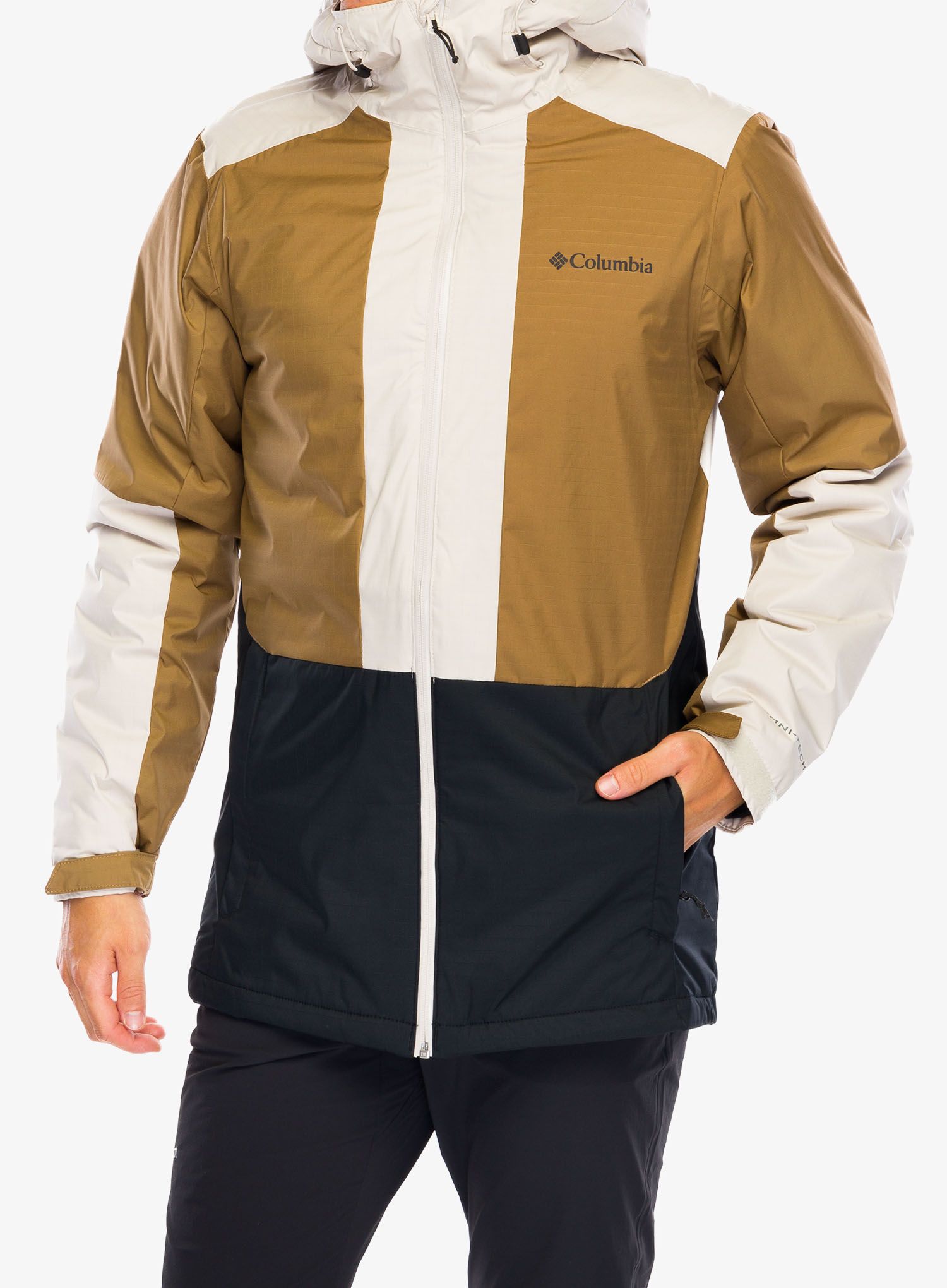 Bunda Columbia Point Park II Insulated Jacket - dark stone/delta/black