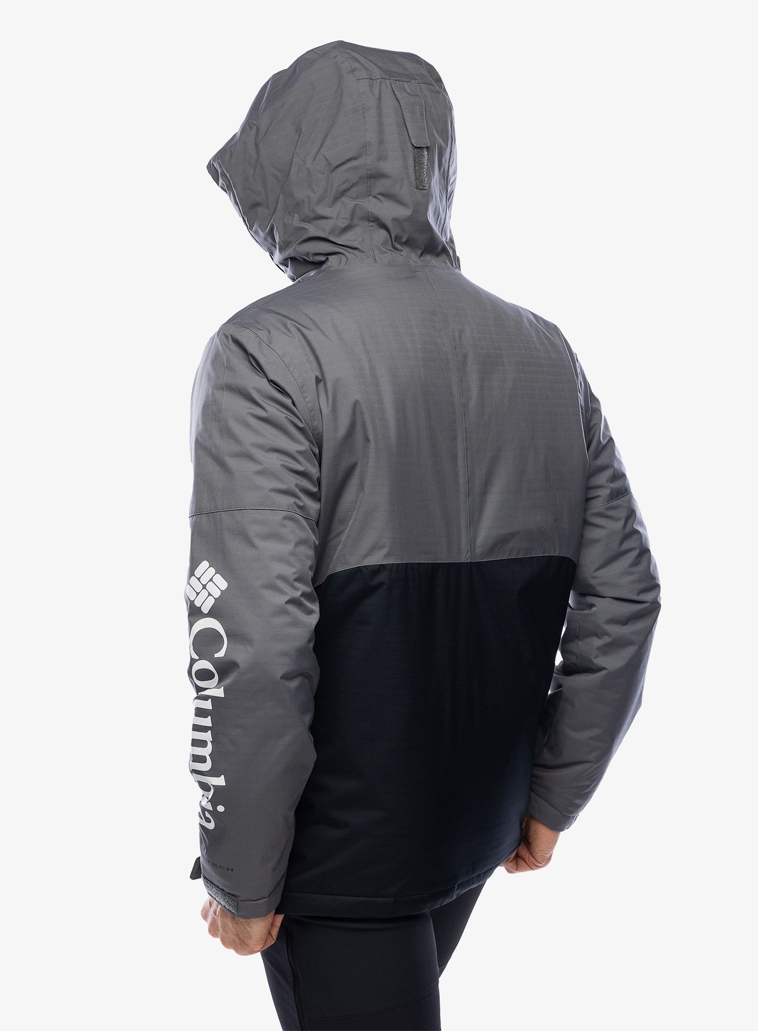Zateplená bunda Columbia Point Park Insulated Jacket - city grey/black