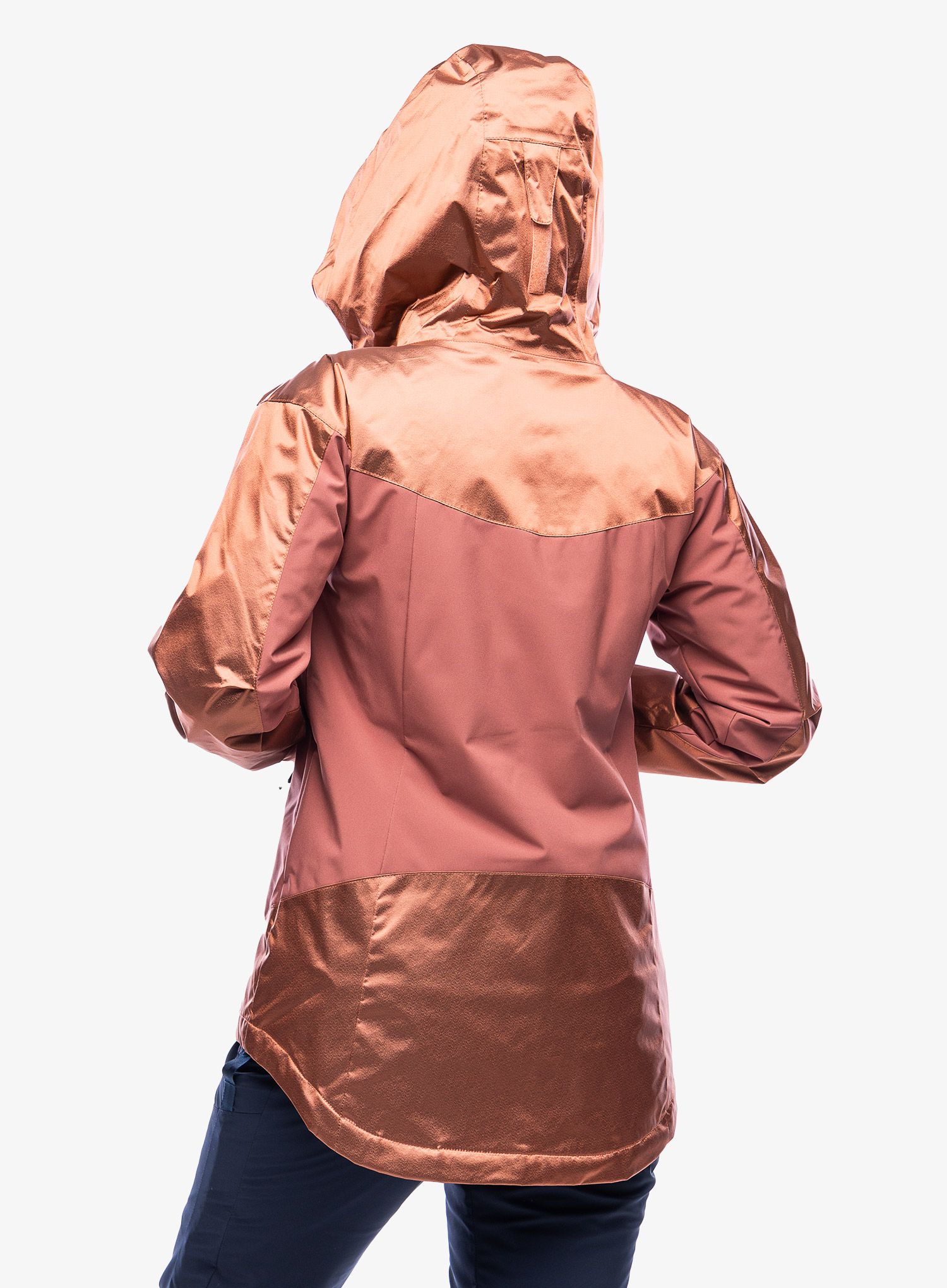 Zateplená bunda dámská Columbia Point Park Insulated Jacket - faded peach sheen/beetroot