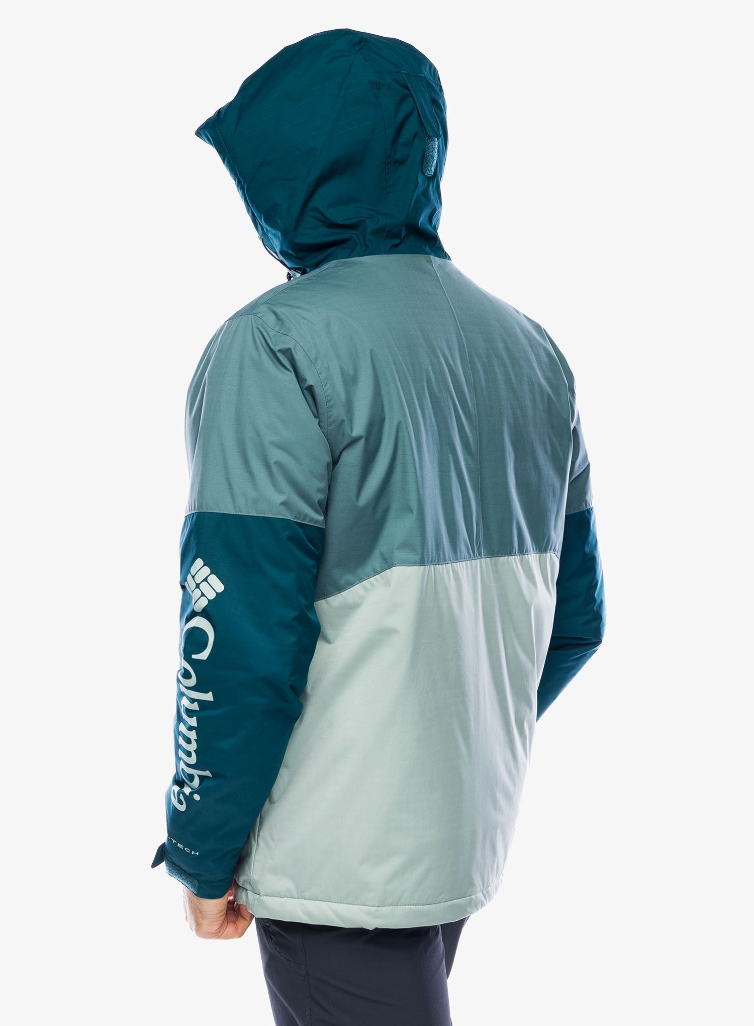 Zateplená bunda Columbia Point Park Insulated Jacket - metal/niagara/night wave
