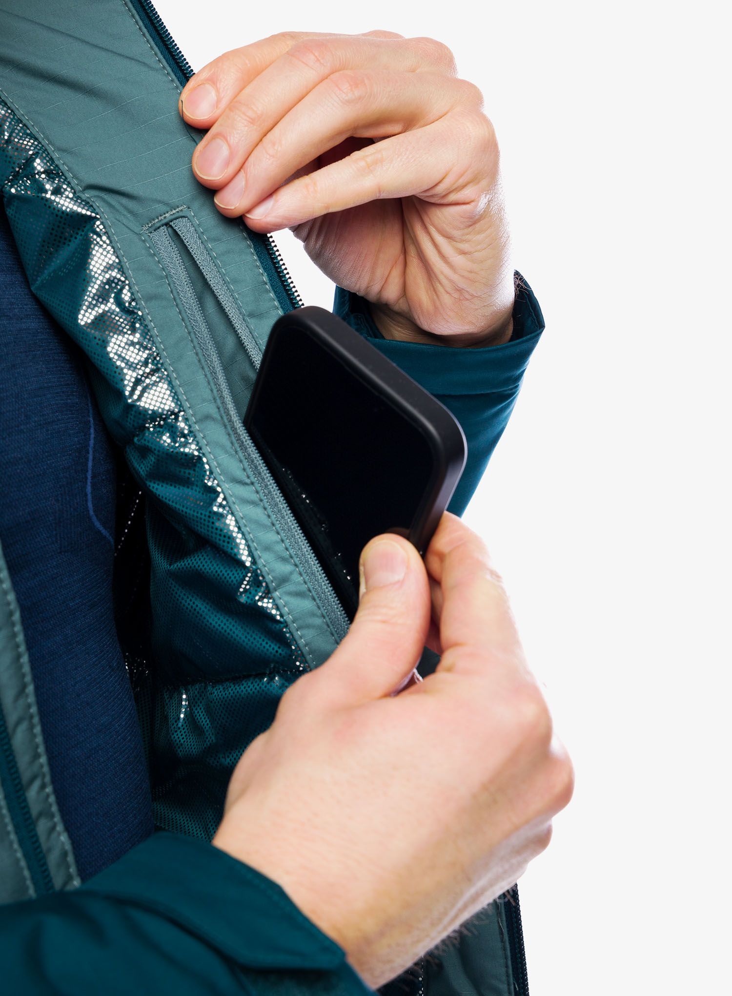 Zateplená bunda Columbia Point Park Insulated Jacket - metal/niagara/night wave