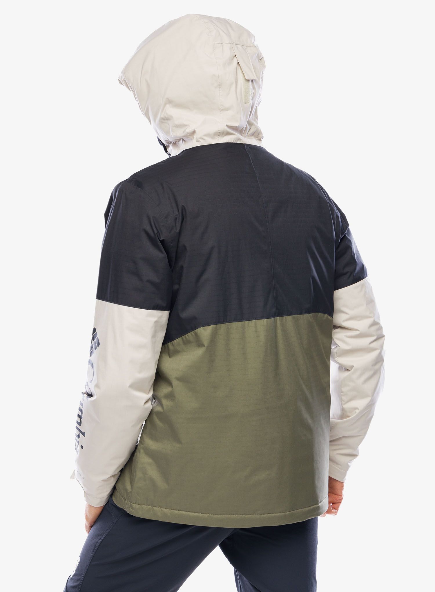 Pánská bunda Columbia Point Park Insulated Jacket - shark/stone green/dark stone