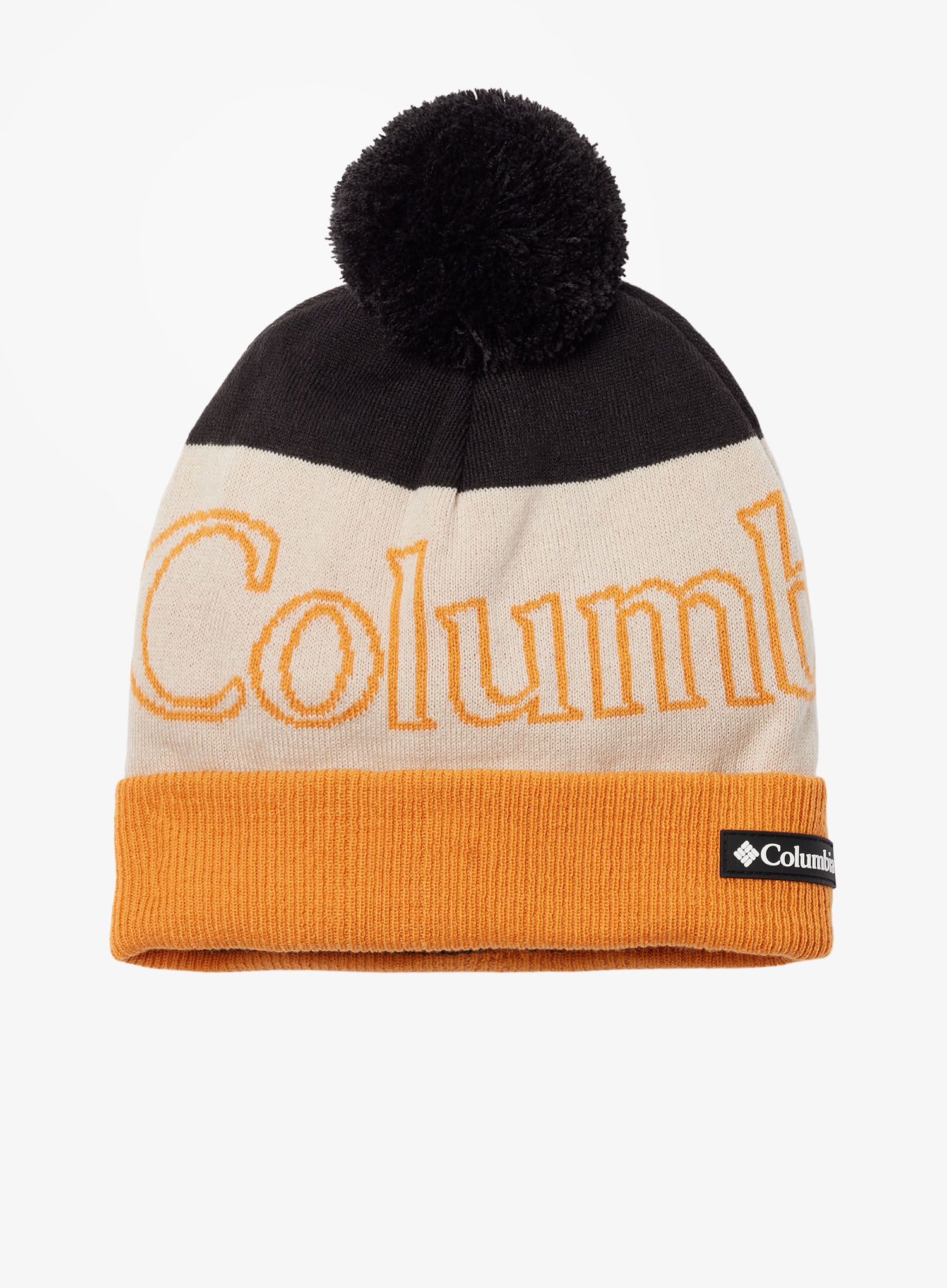 Zimní čepice Columbia Polar Powder II Beanie - black/dark stone/sunstone