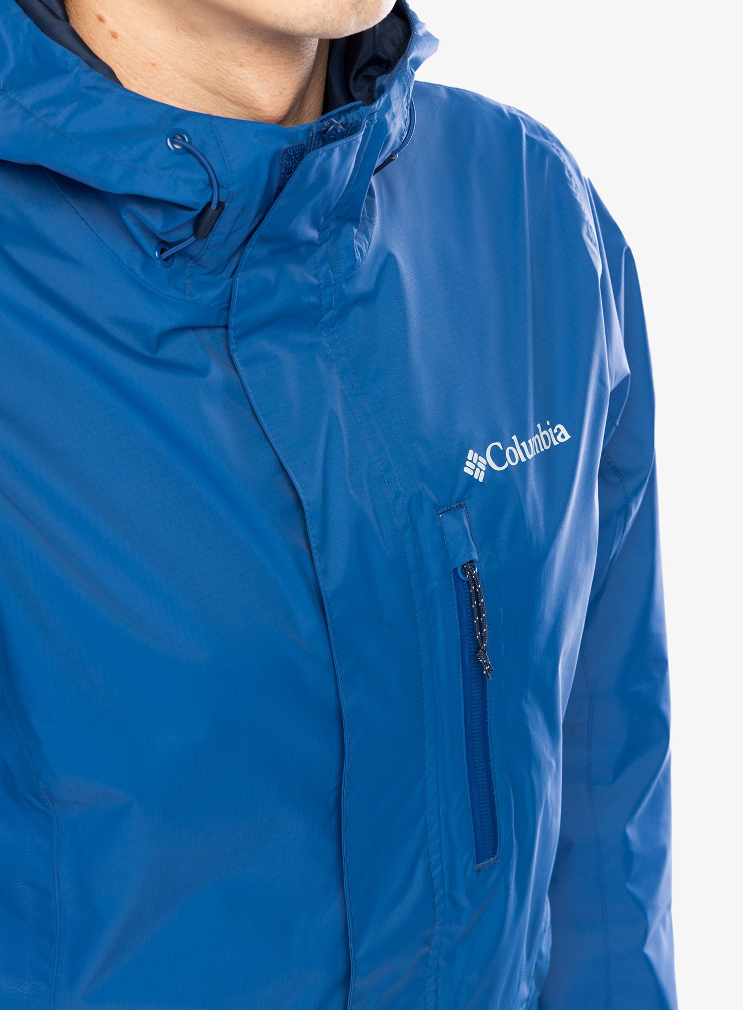 Bunda do deště Columbia Pouring Adventure III Jacket - mountain blue