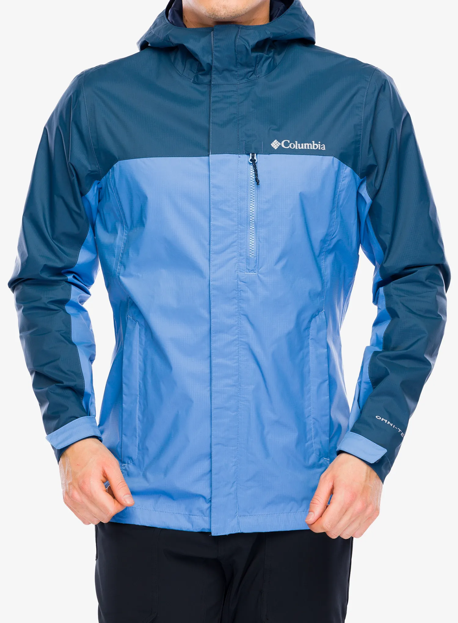 Bunda do deště Columbia Pouring Adventure II Jacket - skyler/dark mountain