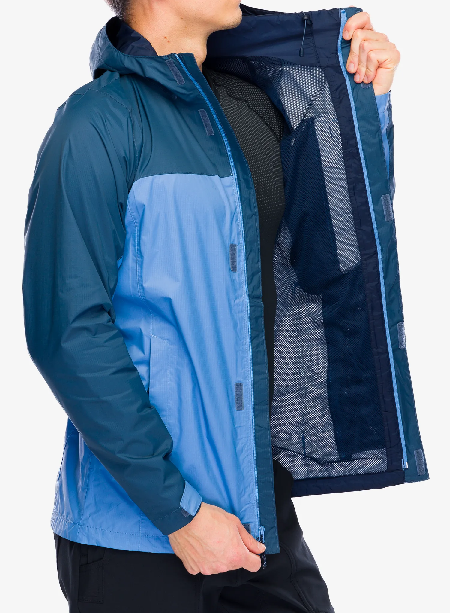 Bunda do deště Columbia Pouring Adventure II Jacket - skyler/dark mountain