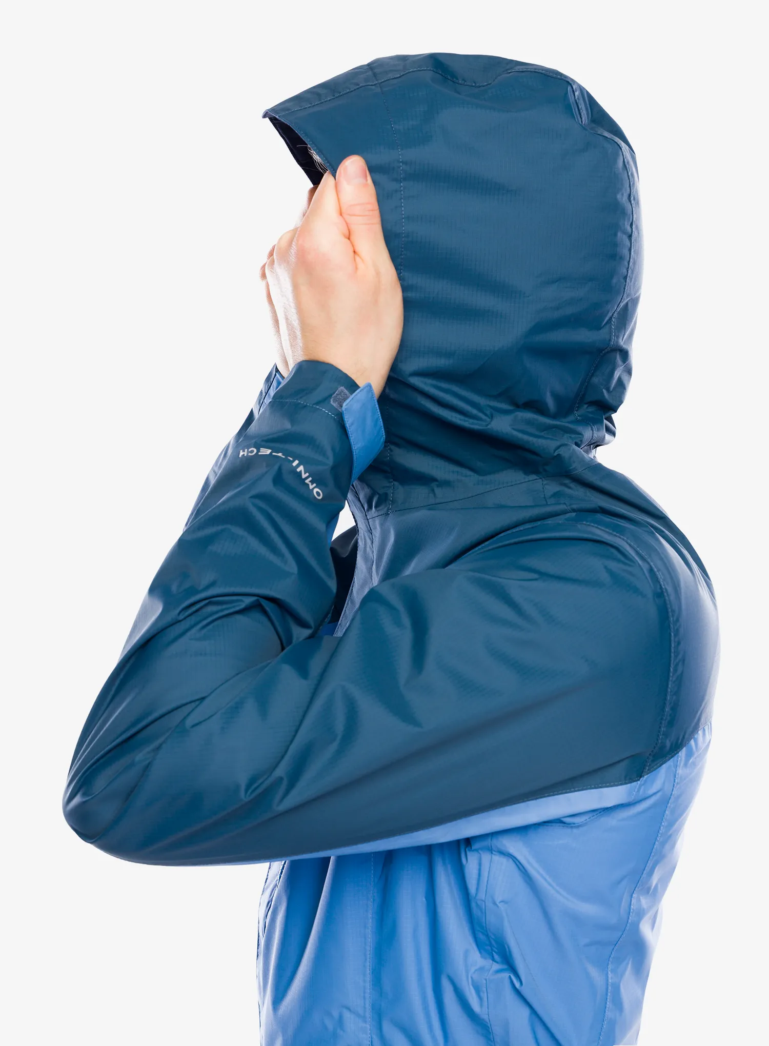 Bunda do deště Columbia Pouring Adventure II Jacket - skyler/dark mountain