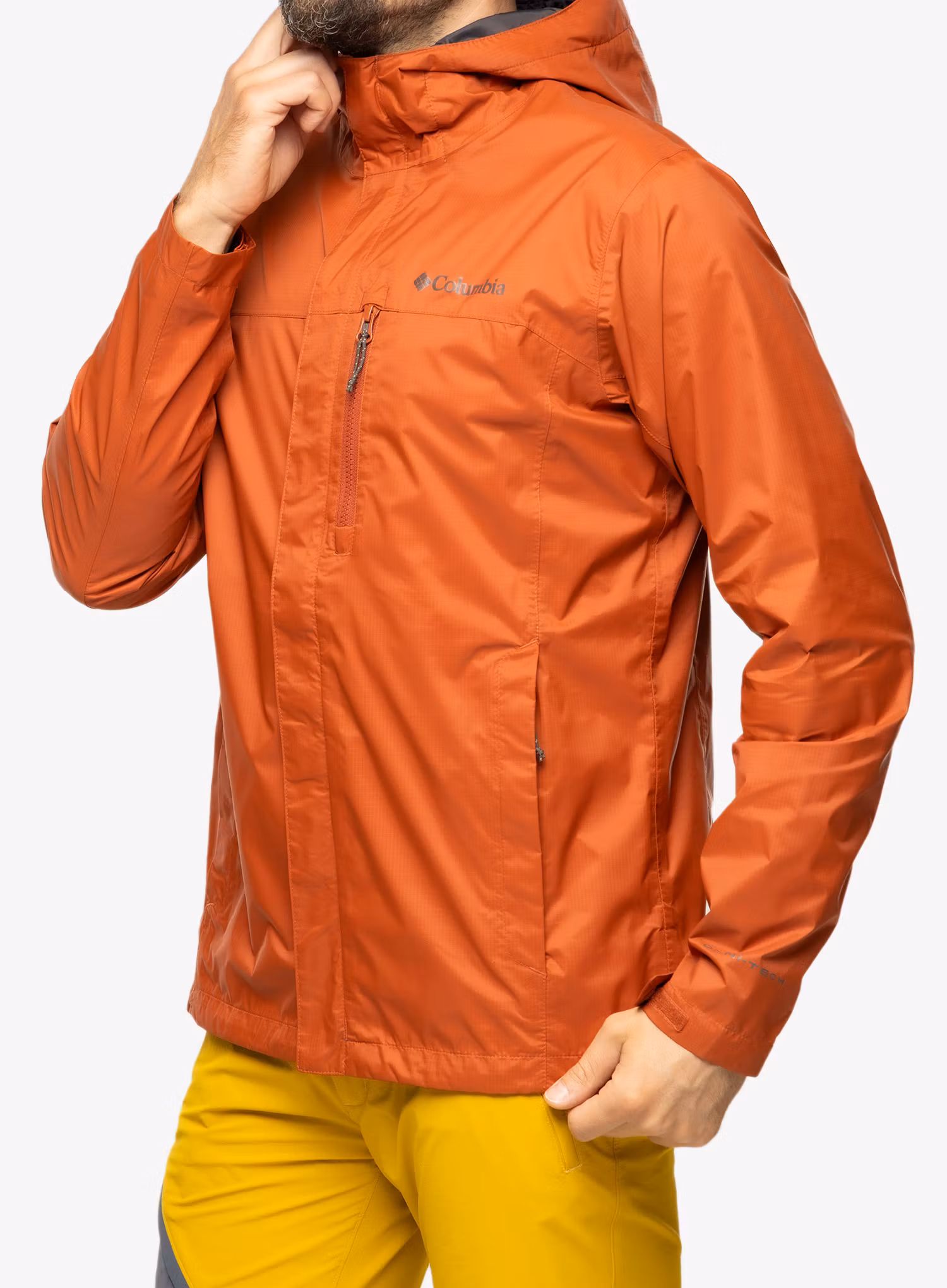 Pánská bunda do deště Columbia Pouring Adventure II Jacket - warp red