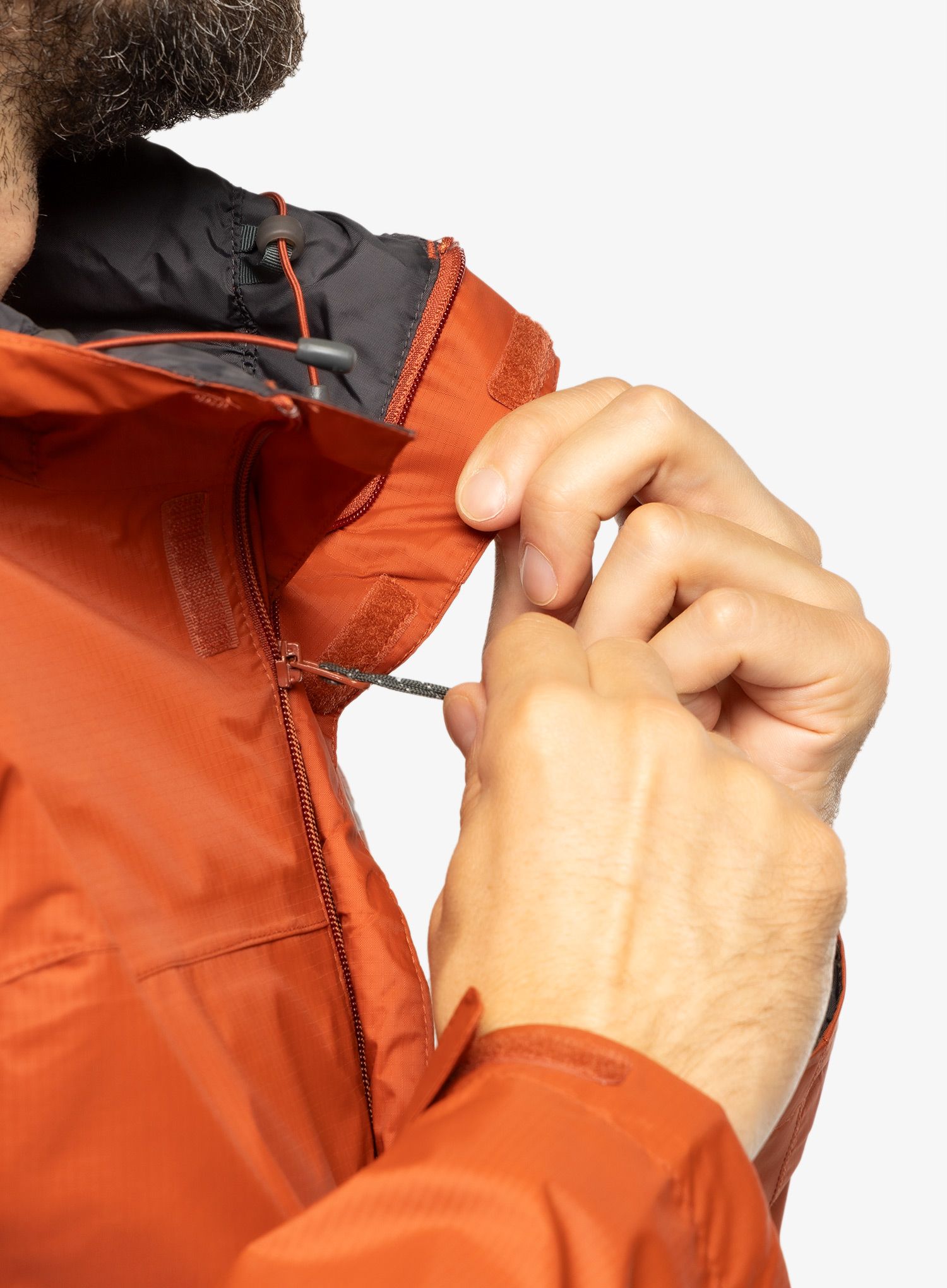 Pánská bunda do deště Columbia Pouring Adventure II Jacket - warp red