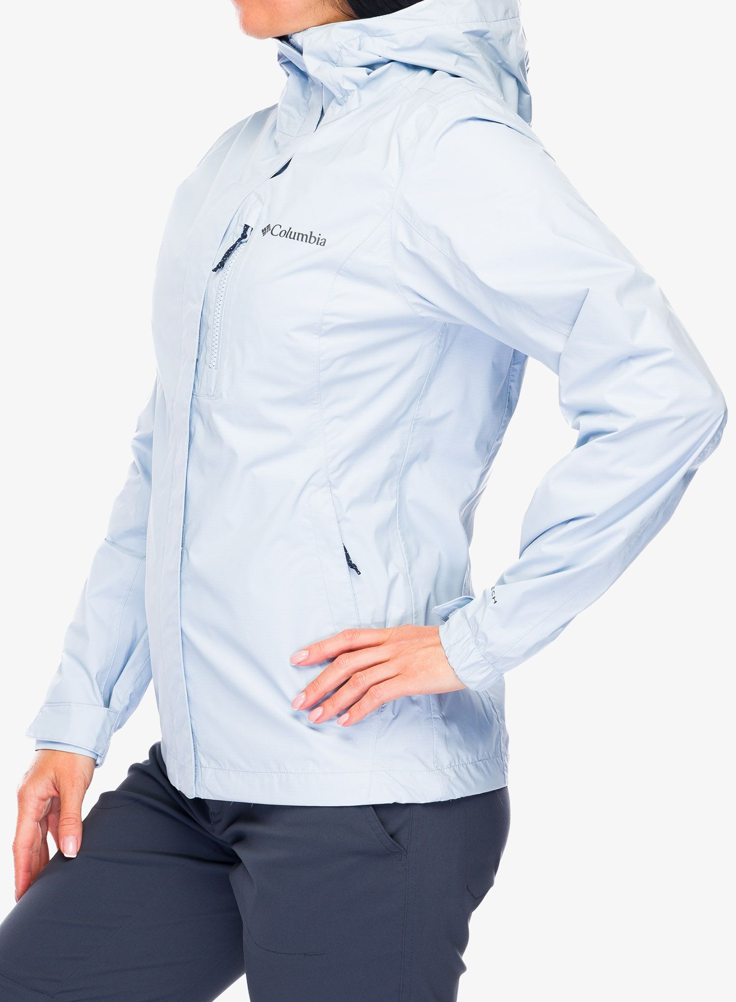 Dámská bunda do deště Columbia Pouring Adventure II Jacket - whisper