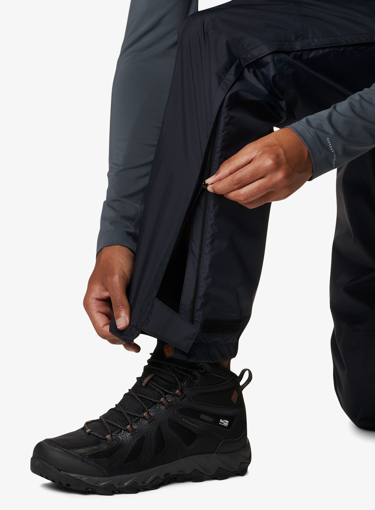 Nepromokavé kalhoty Columbia Pouring Adventure II Pant - black