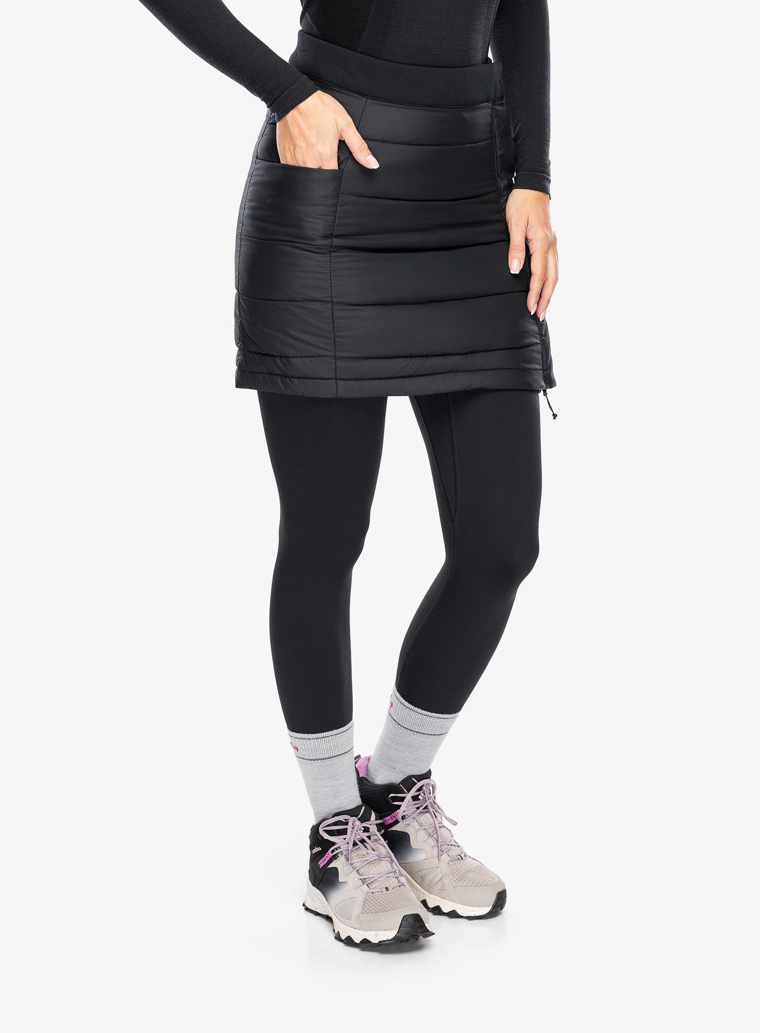 Zateplená sukně Columbia Powder Lite III Skirt - black
