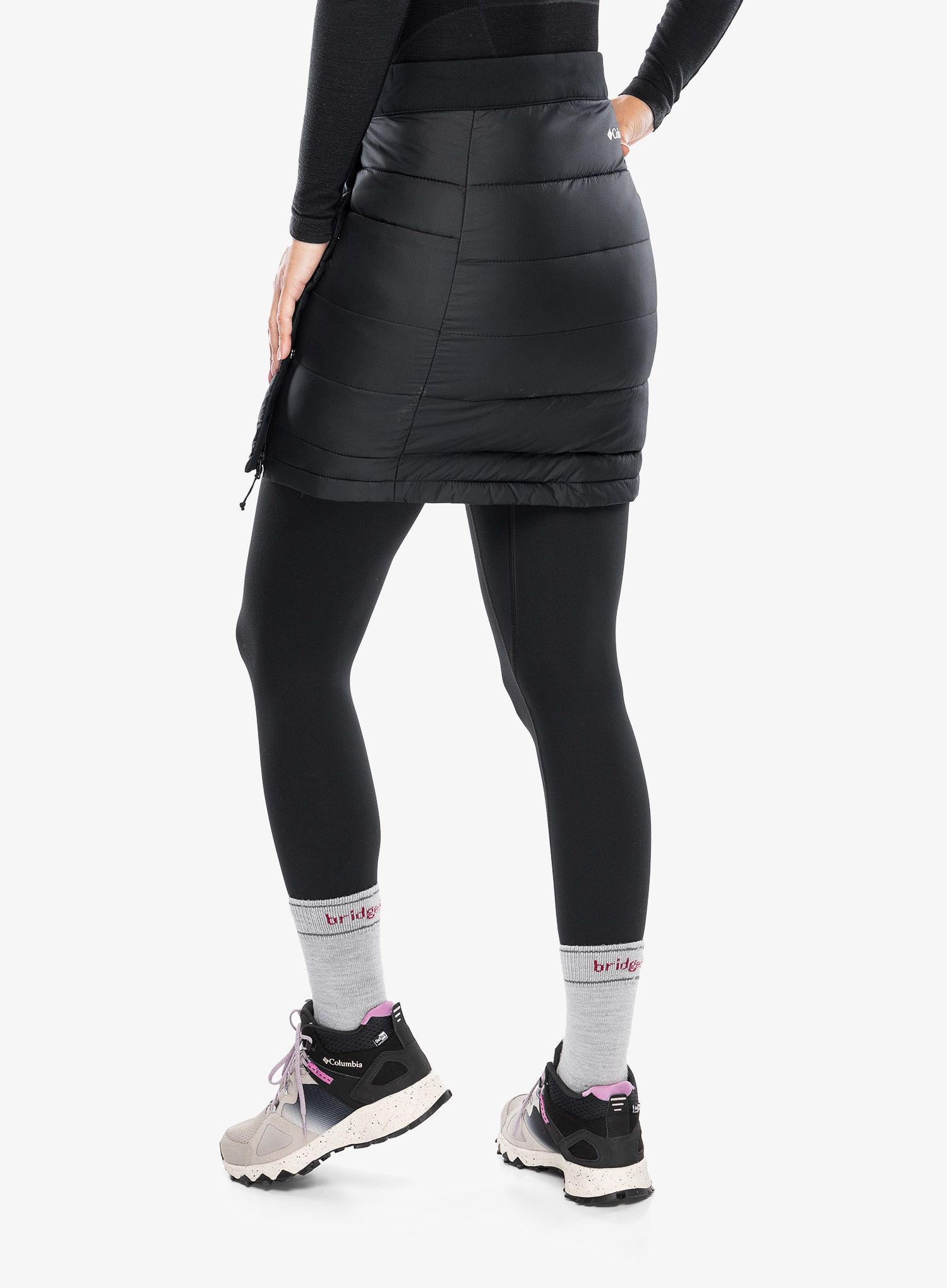 Zateplená sukně Columbia Powder Lite III Skirt - black