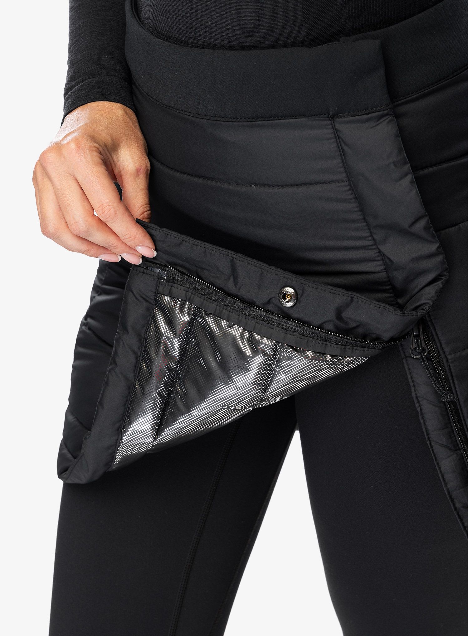 Zateplená sukně Columbia Powder Lite III Skirt - black
