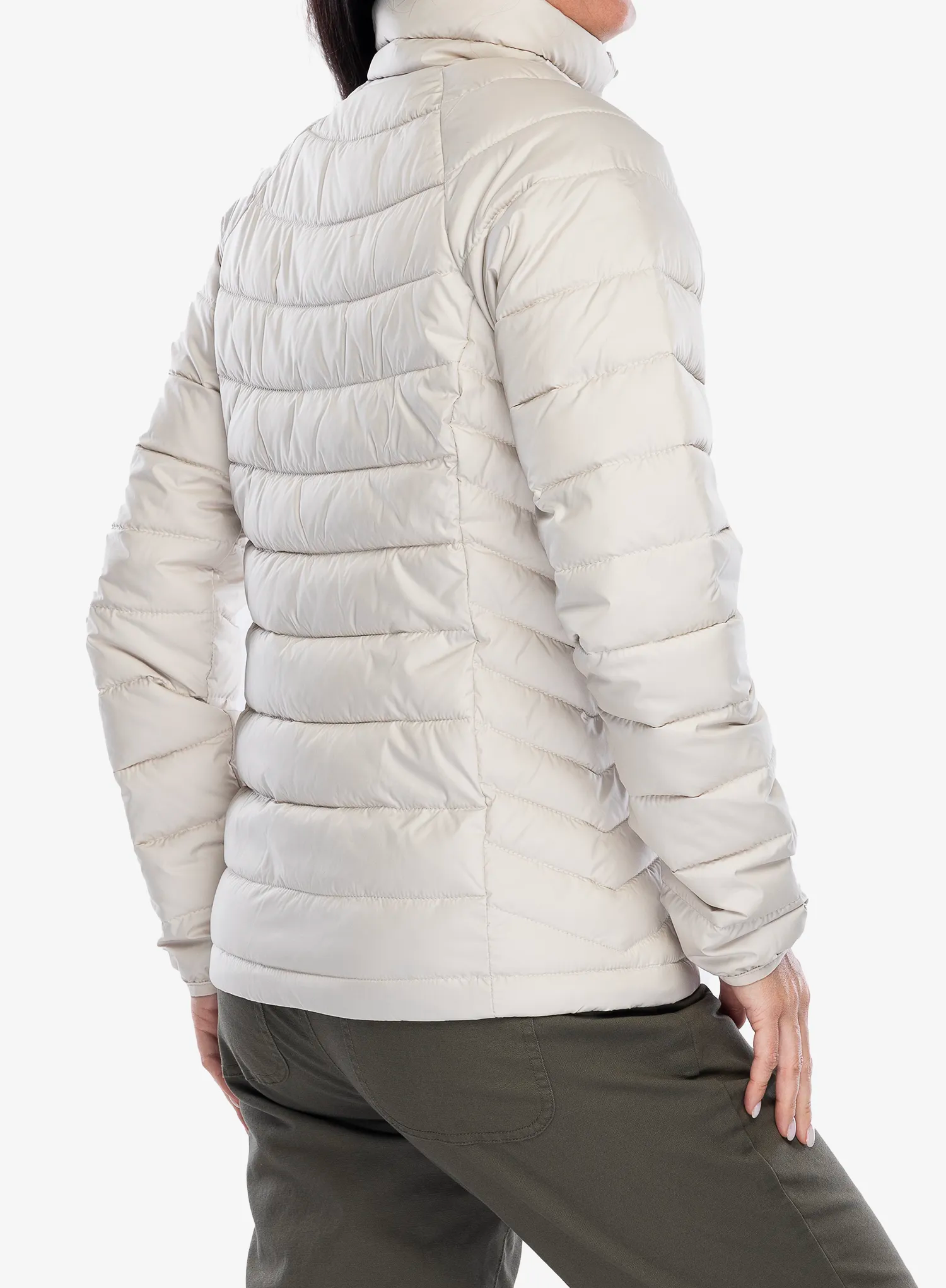 Zateplená bunda dámská Columbia Powder Lite II Full Zip Jacket - dark stone