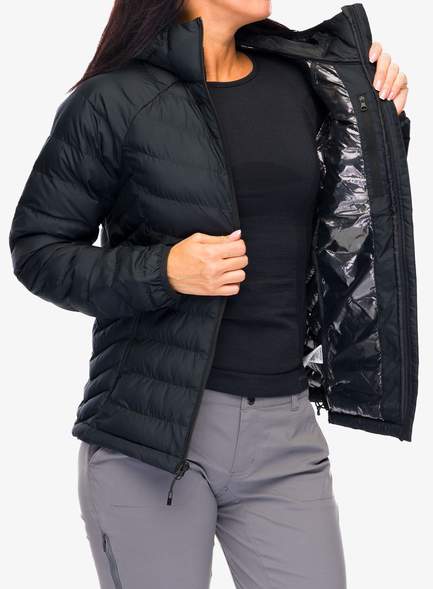 Dámská bunda Columbia Powder Lite II Hooded Jacket - black