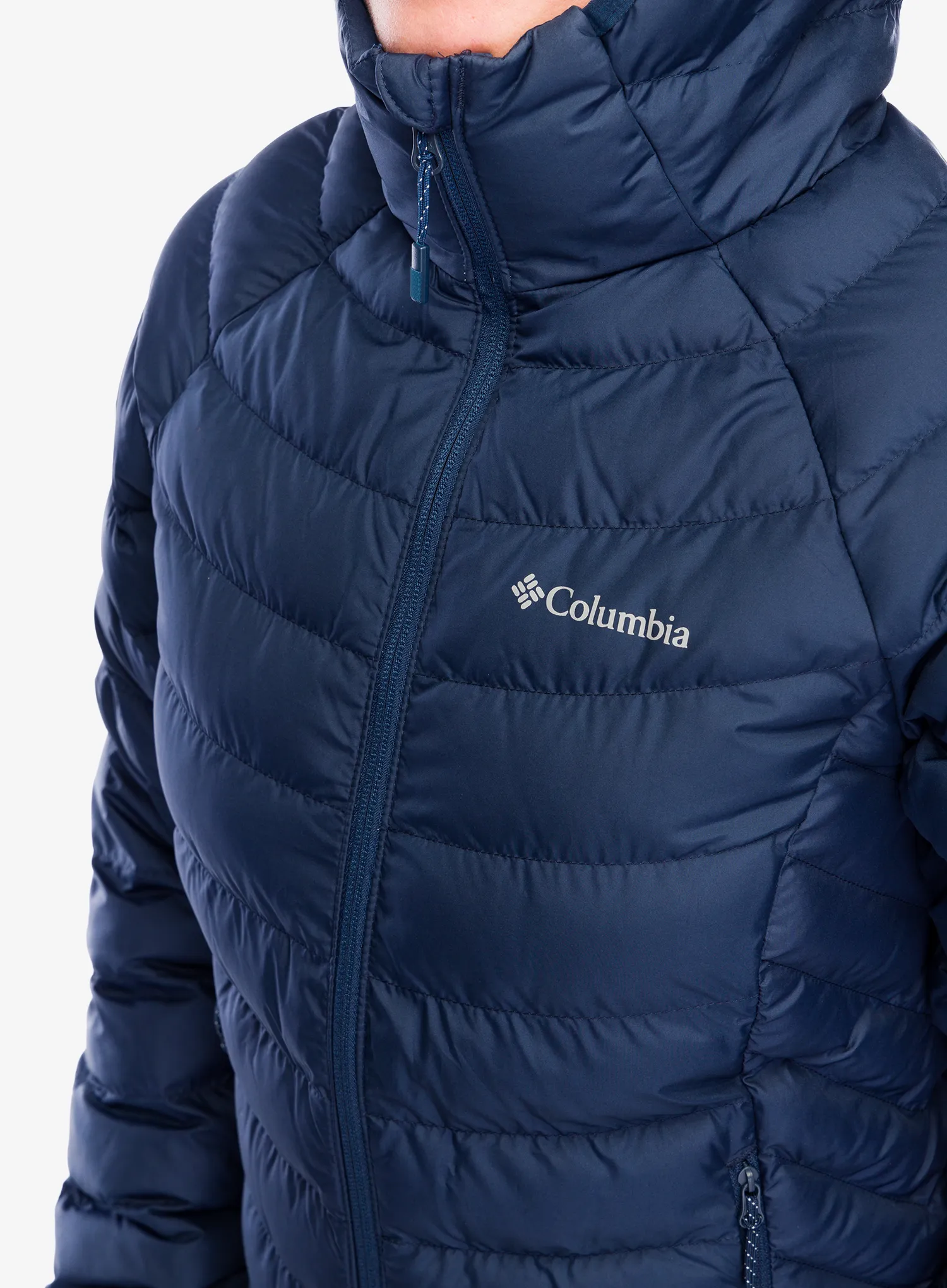 Dámská bunda Columbia Powder Lite II Hooded Jacket - collegiate navy