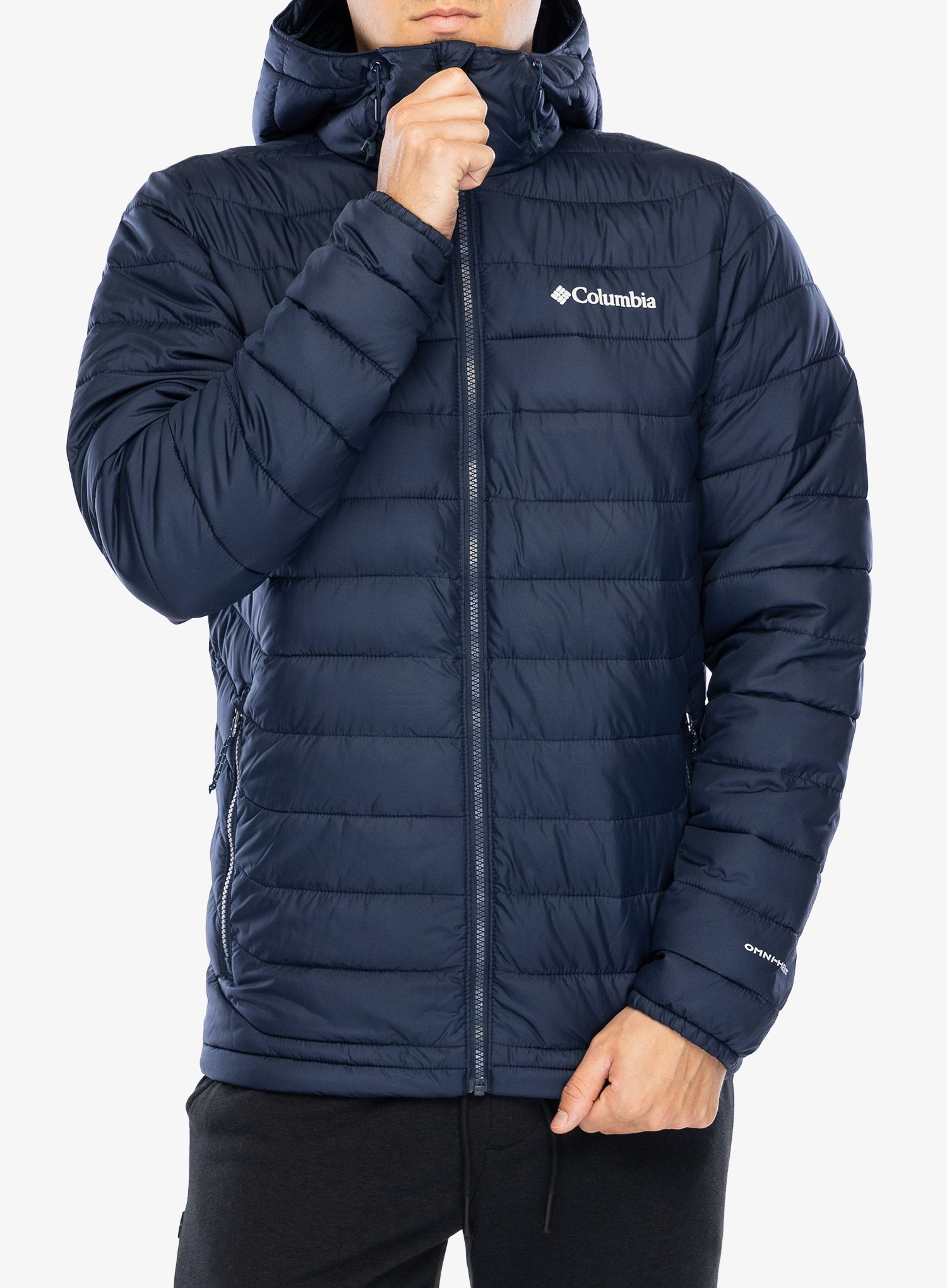 Bunda Columbia Powder Lite II Hooded Jacket - collegiate navy