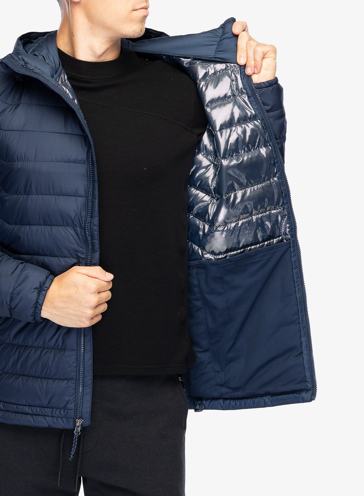 Bunda Columbia Powder Lite II Hooded Jacket - collegiate navy
