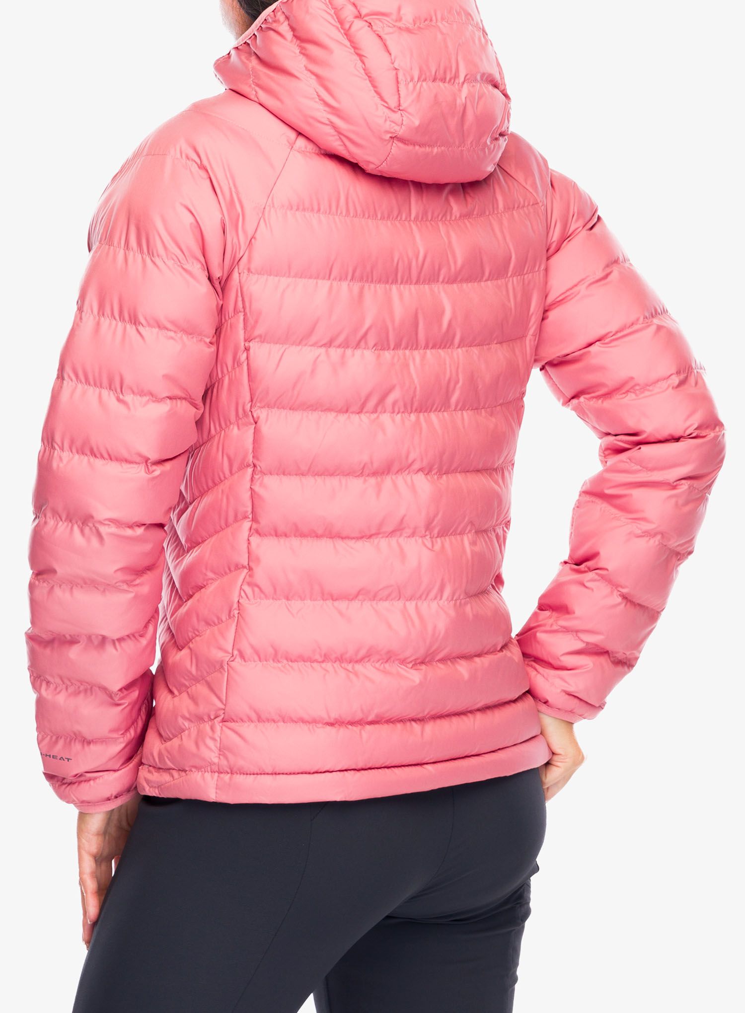 Dámská bunda Columbia Powder Lite II Hooded Jacket - pink agave