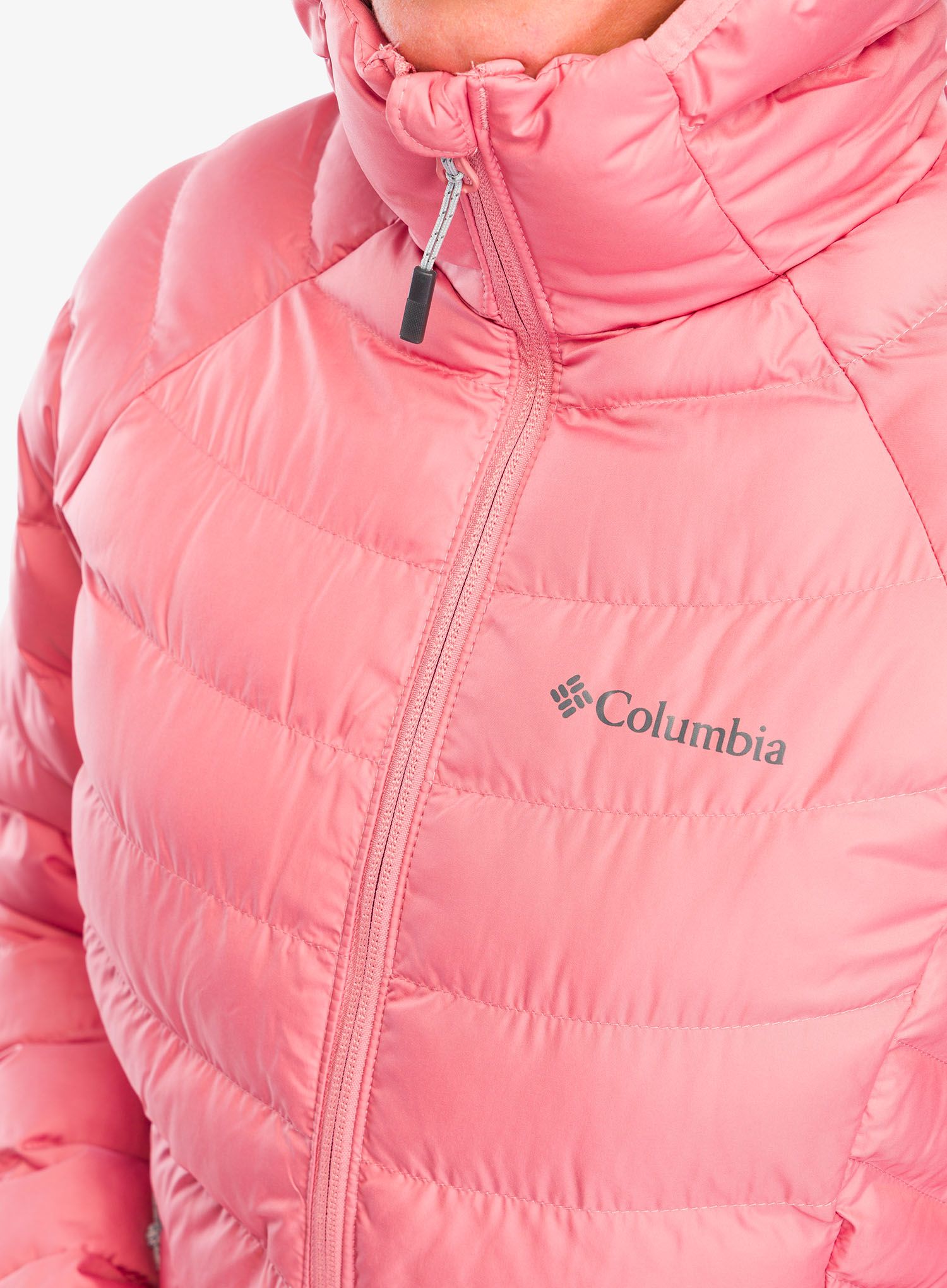 Dámská bunda Columbia Powder Lite II Hooded Jacket - pink agave