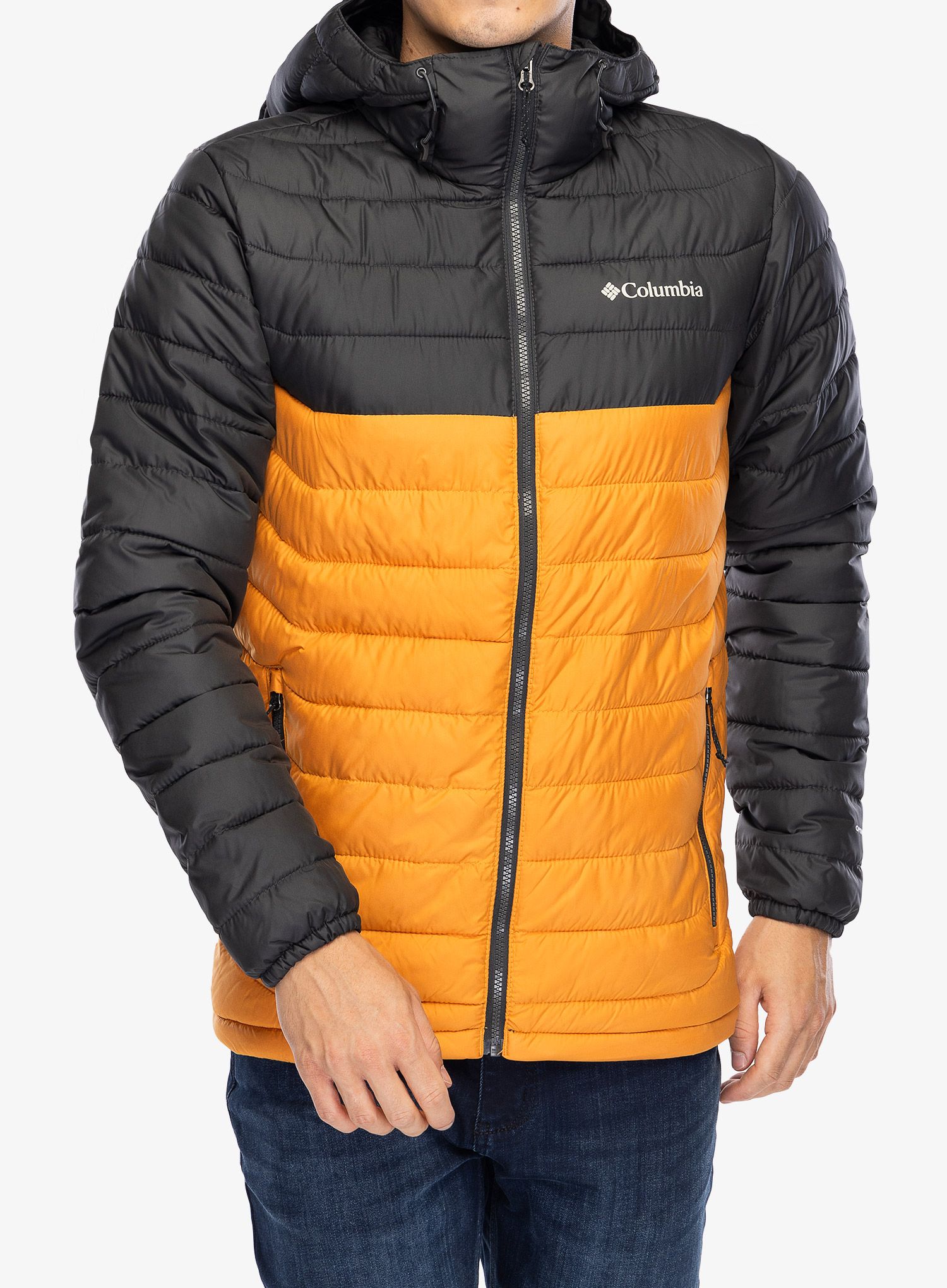 Bunda Columbia Powder Lite II Hooded Jacket - sunstone/shark