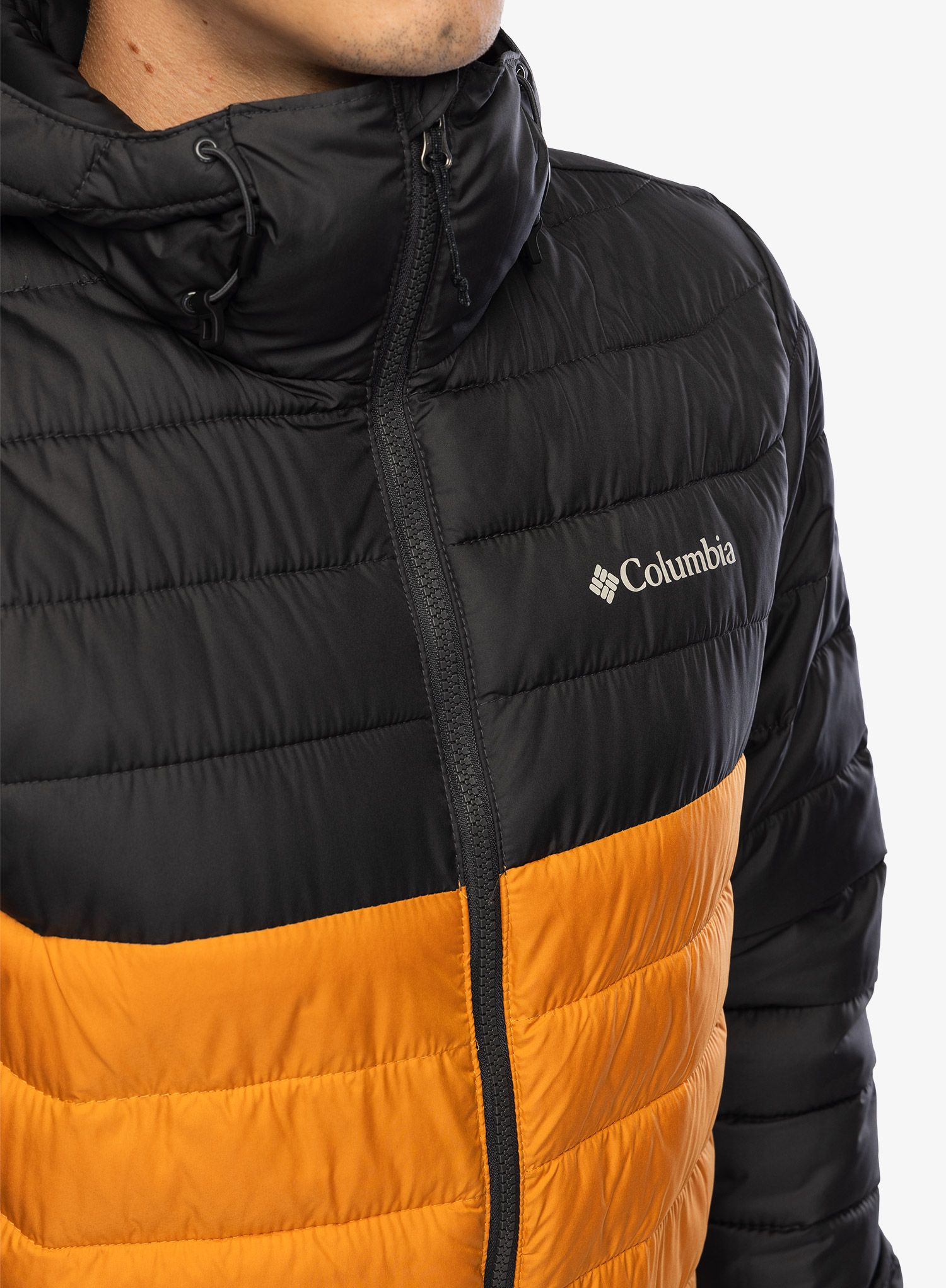 Bunda Columbia Powder Lite II Hooded Jacket - sunstone/shark