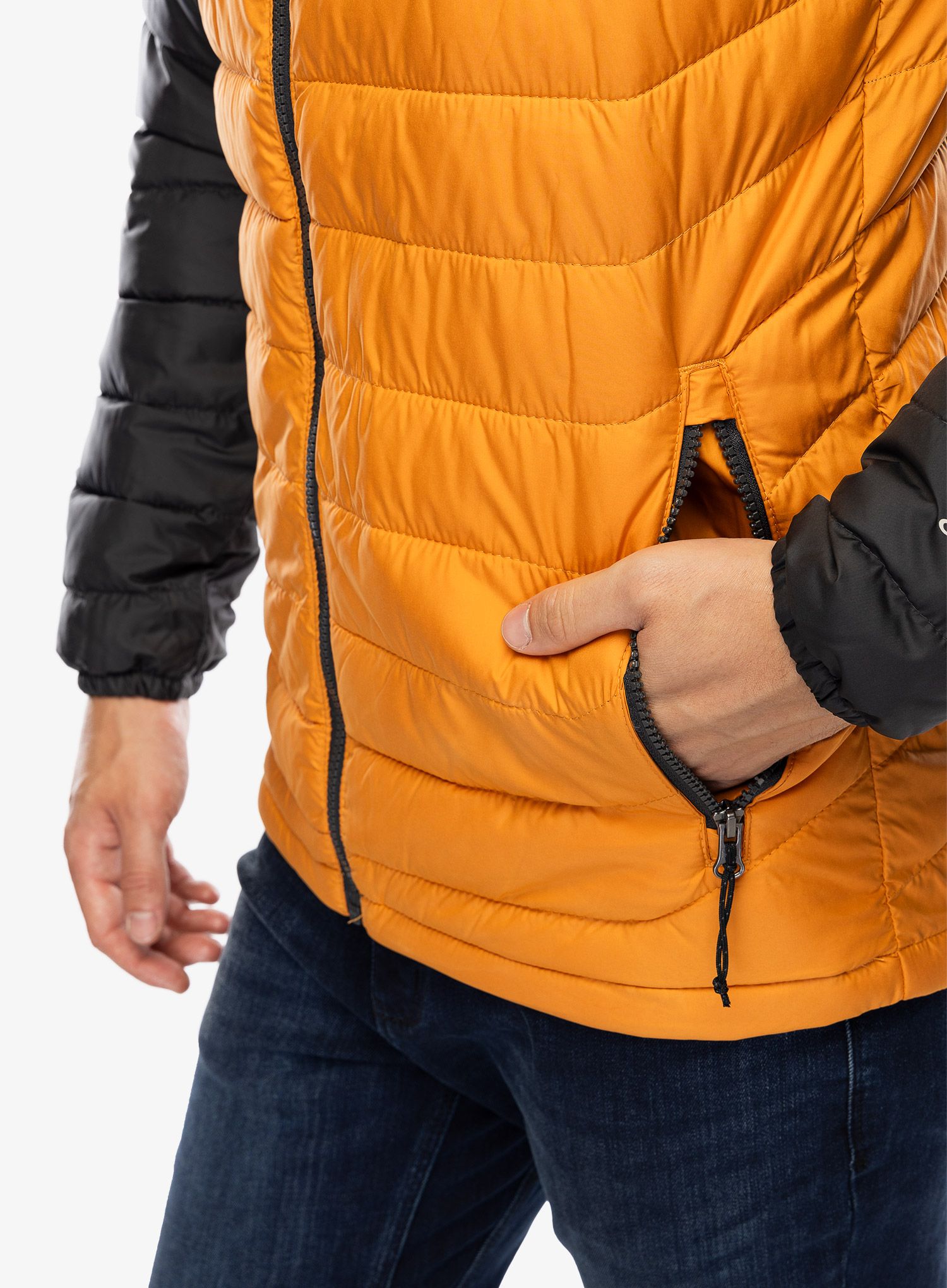 Bunda Columbia Powder Lite II Hooded Jacket - sunstone/shark