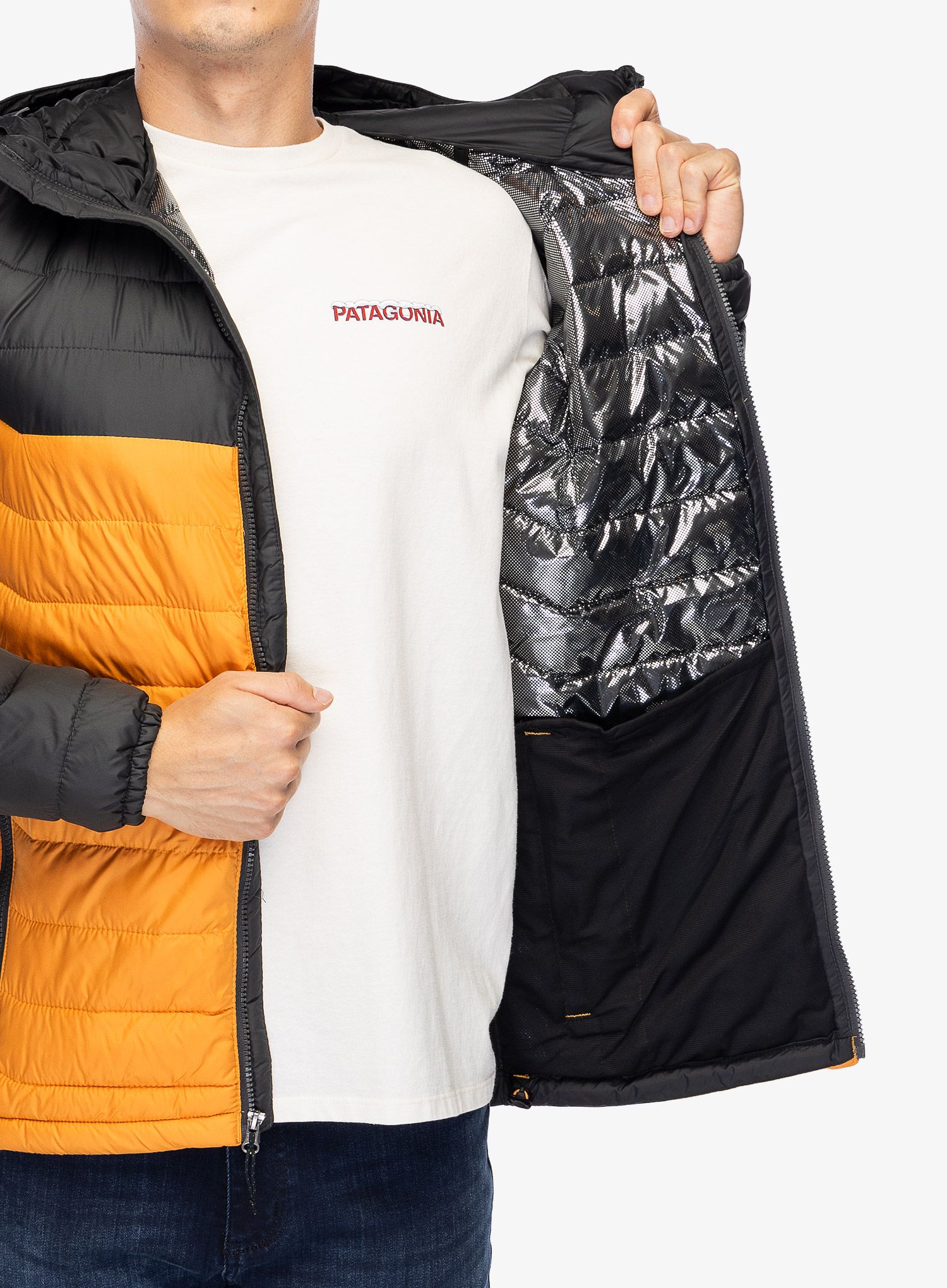 Bunda Columbia Powder Lite II Hooded Jacket - sunstone/shark
