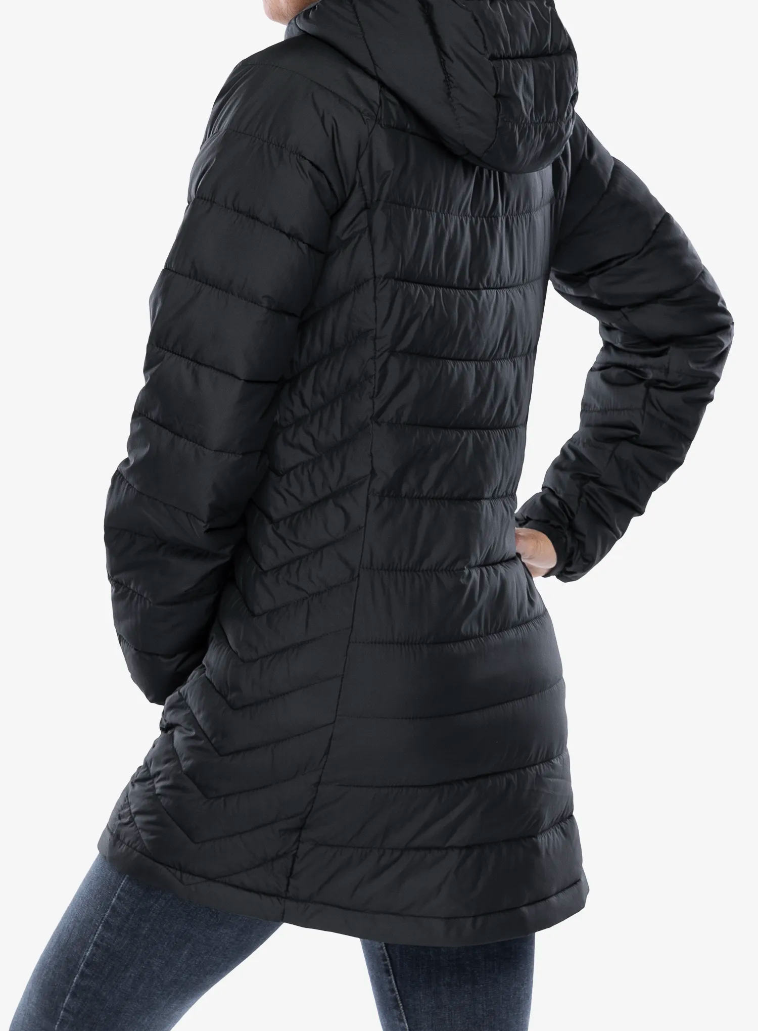 Dámský kabát Columbia Powder Lite II Mid Jacket - black