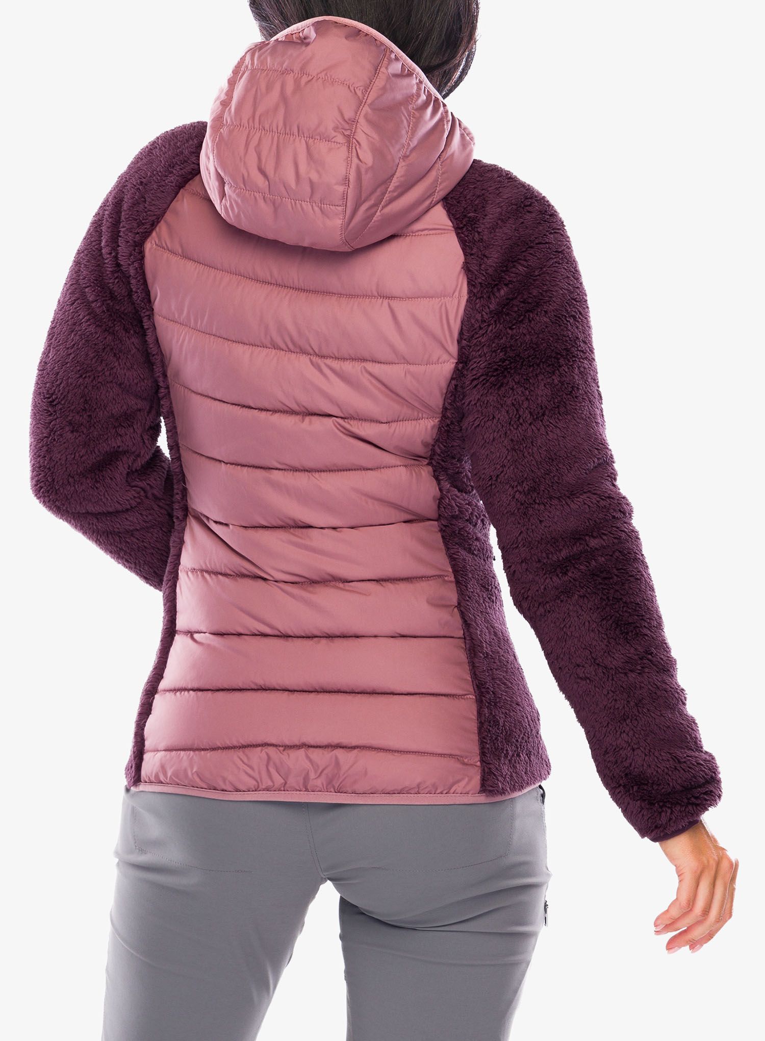 Dámská bunda Columbia Powder Lite II Sherpa Hybrid Jacket - moonvista/fig