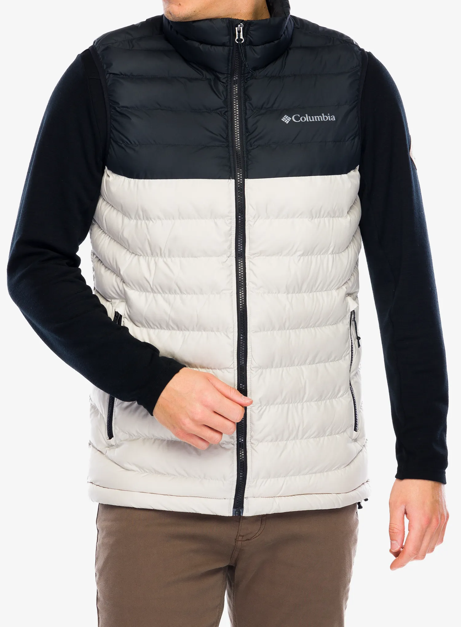 Vesta Columbia Powder Lite II Vest - dark stone/black