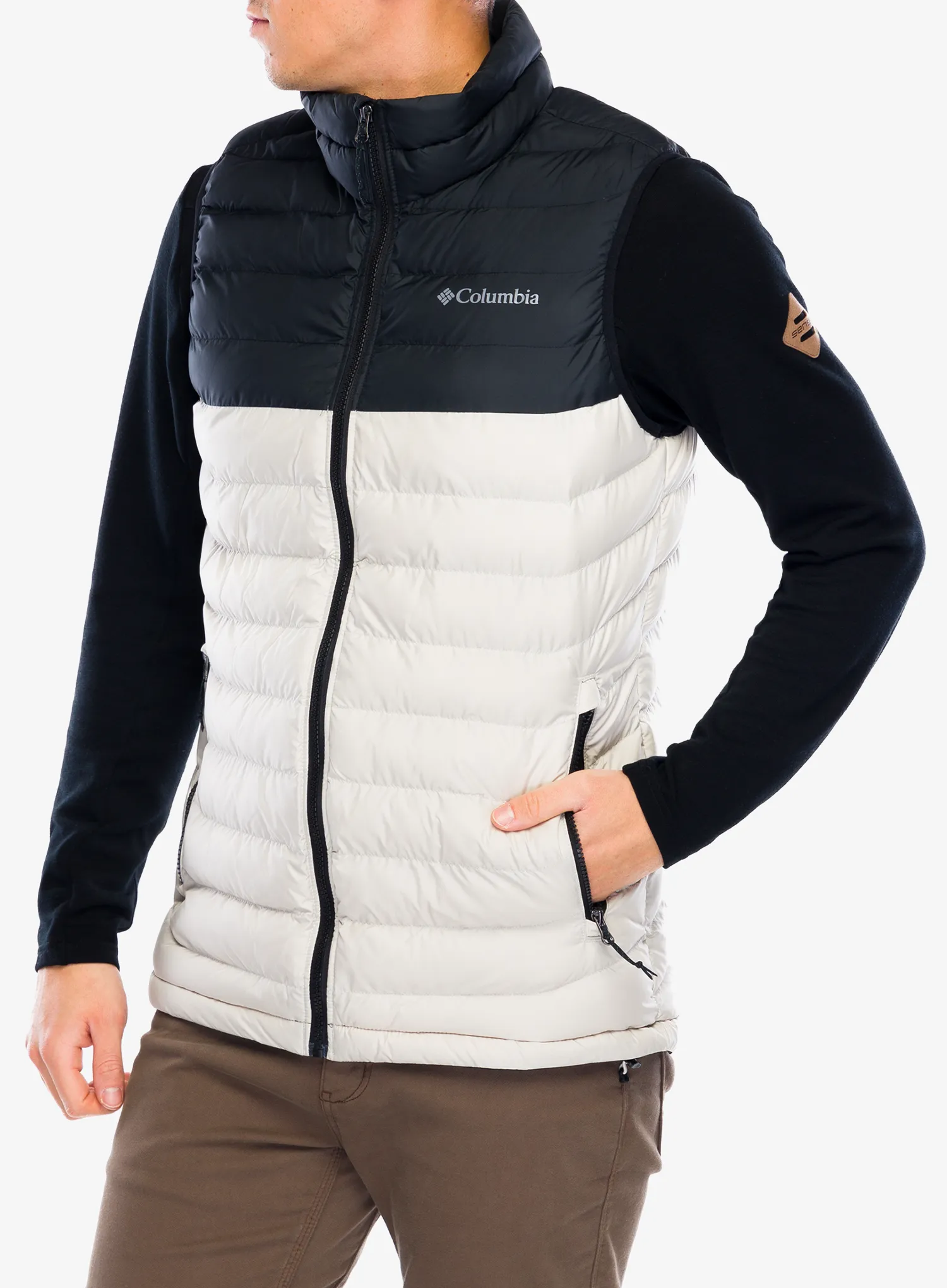 Vesta Columbia Powder Lite II Vest - dark stone/black