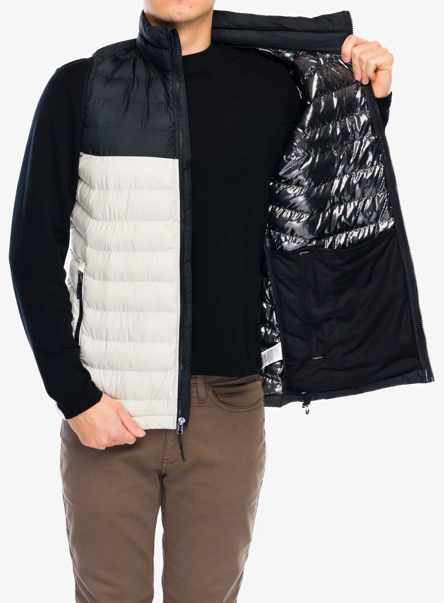 Vesta Columbia Powder Lite II Vest - dark stone/black
