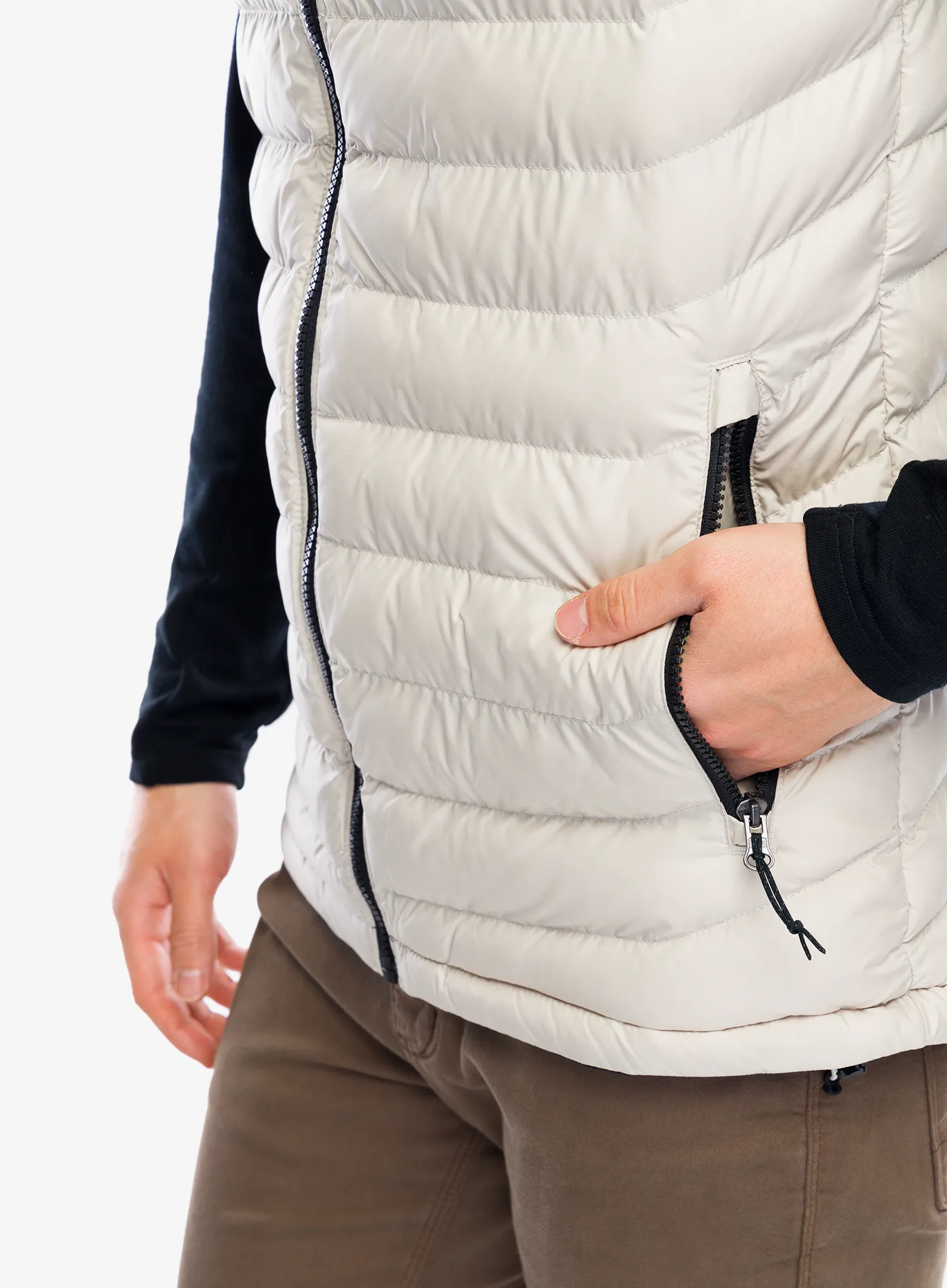 Vesta Columbia Powder Lite II Vest - dark stone/black